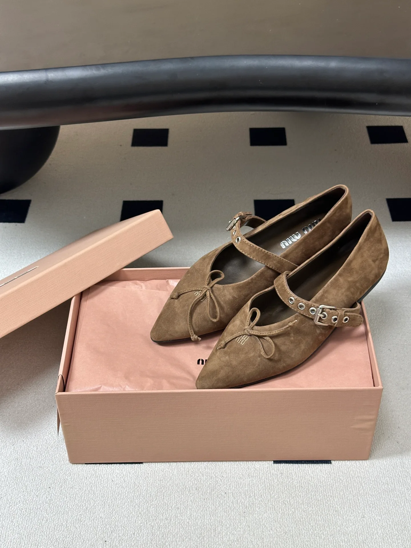 Балетки Женские Miu Miu 18049755