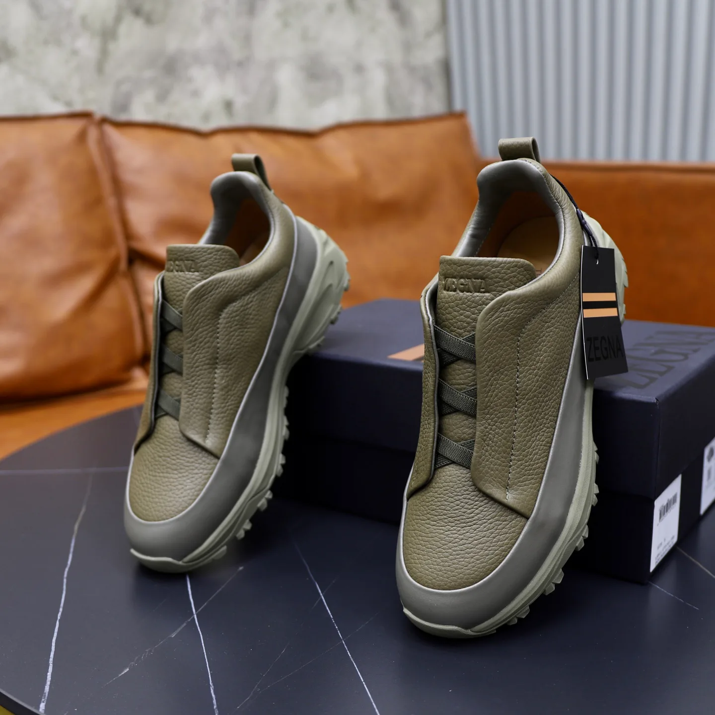 Кроссовки Мужские Zegna 433920