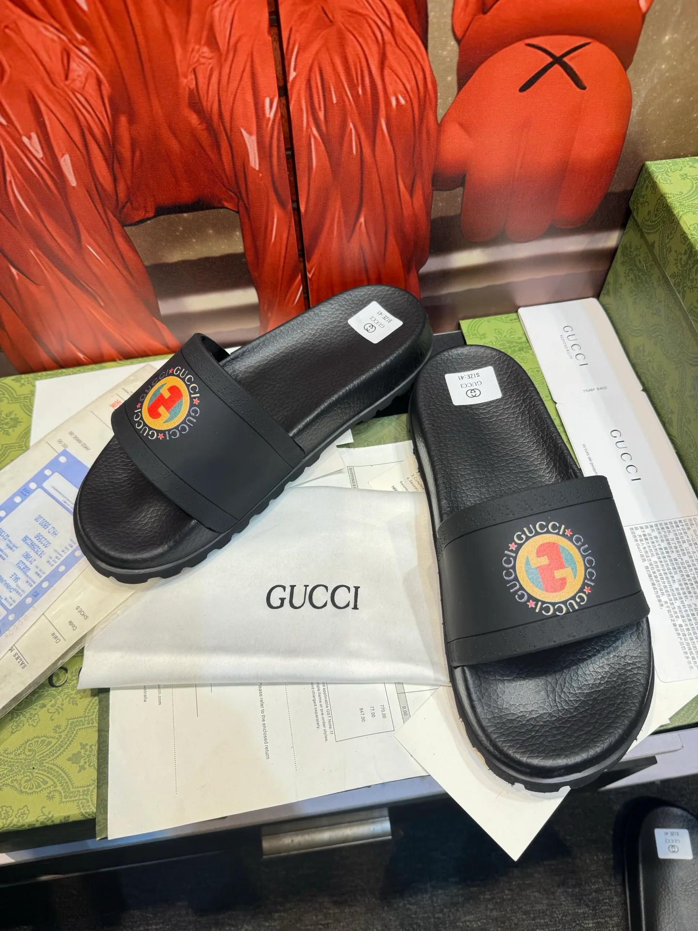 Шлепанцы Женские Gucci 10313902