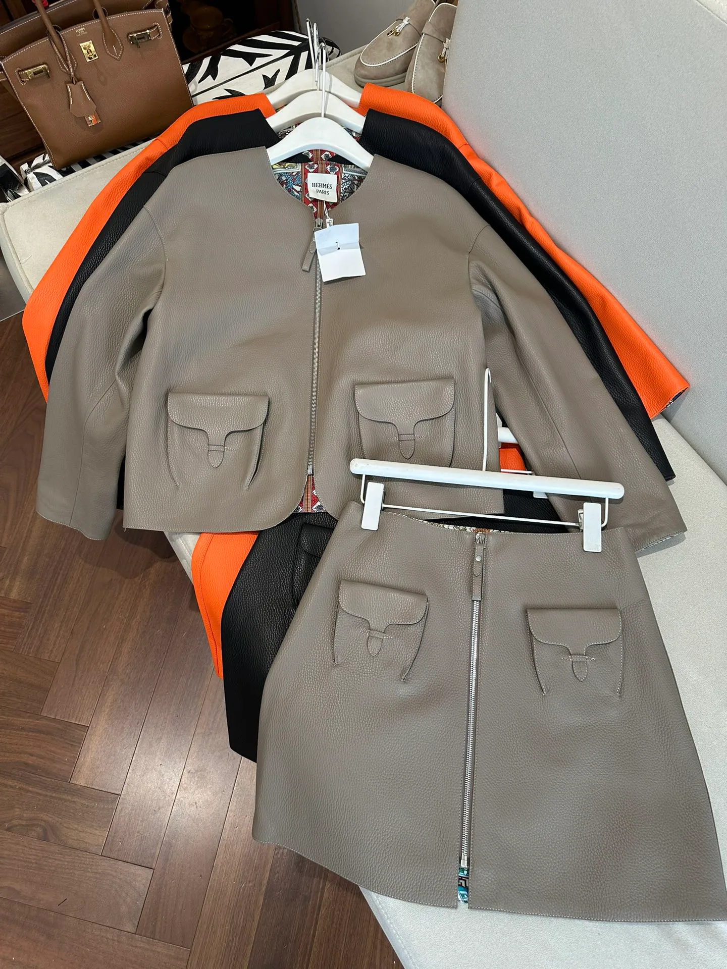 Кожаные Куртки И Дублёнки Женские Hermes 11460692