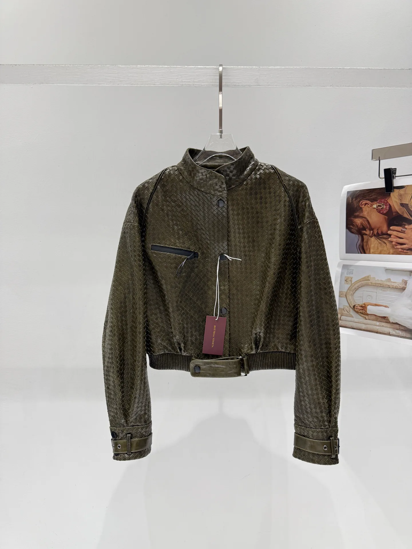 Кожаные Куртки И Дублёнки Женские Bottega Veneta 11759388