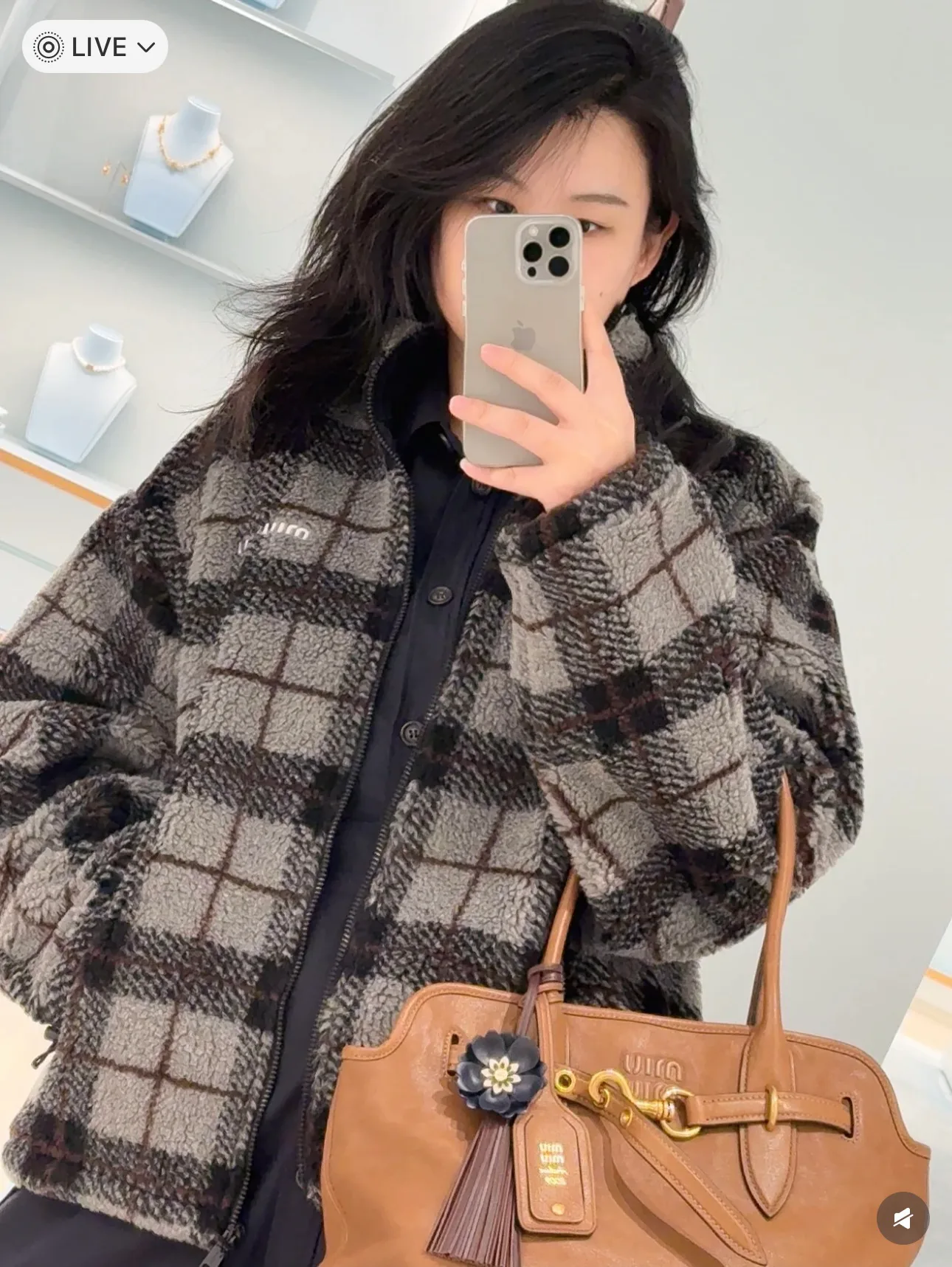 Куртки И Пуховики Женские Miu Miu 1068351