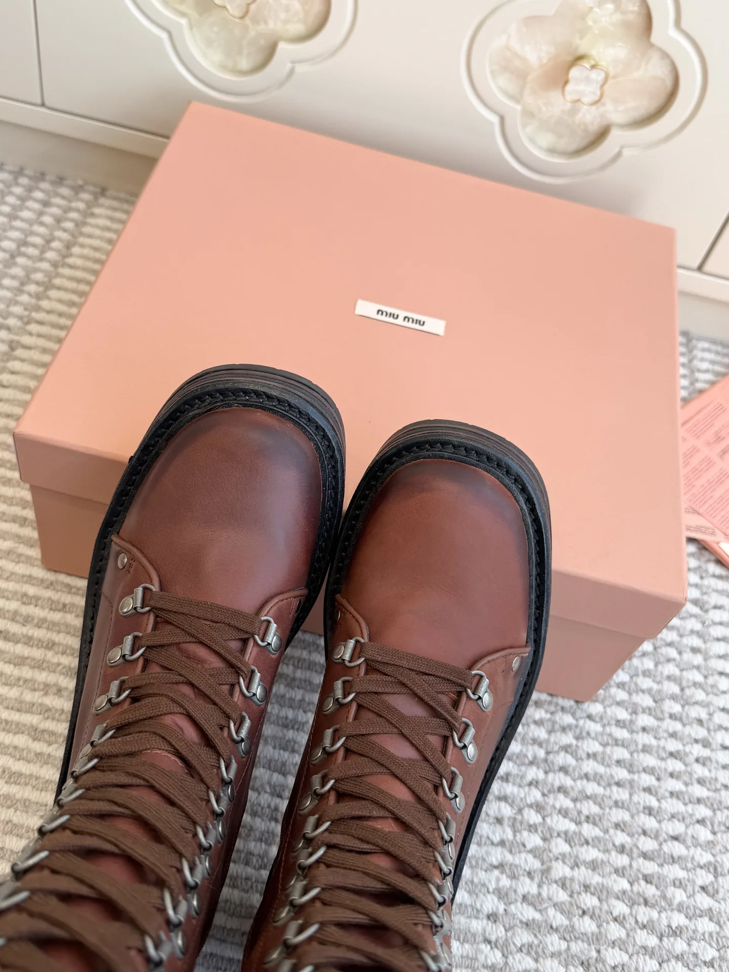 Ботинки Женские Miu Miu 17943211