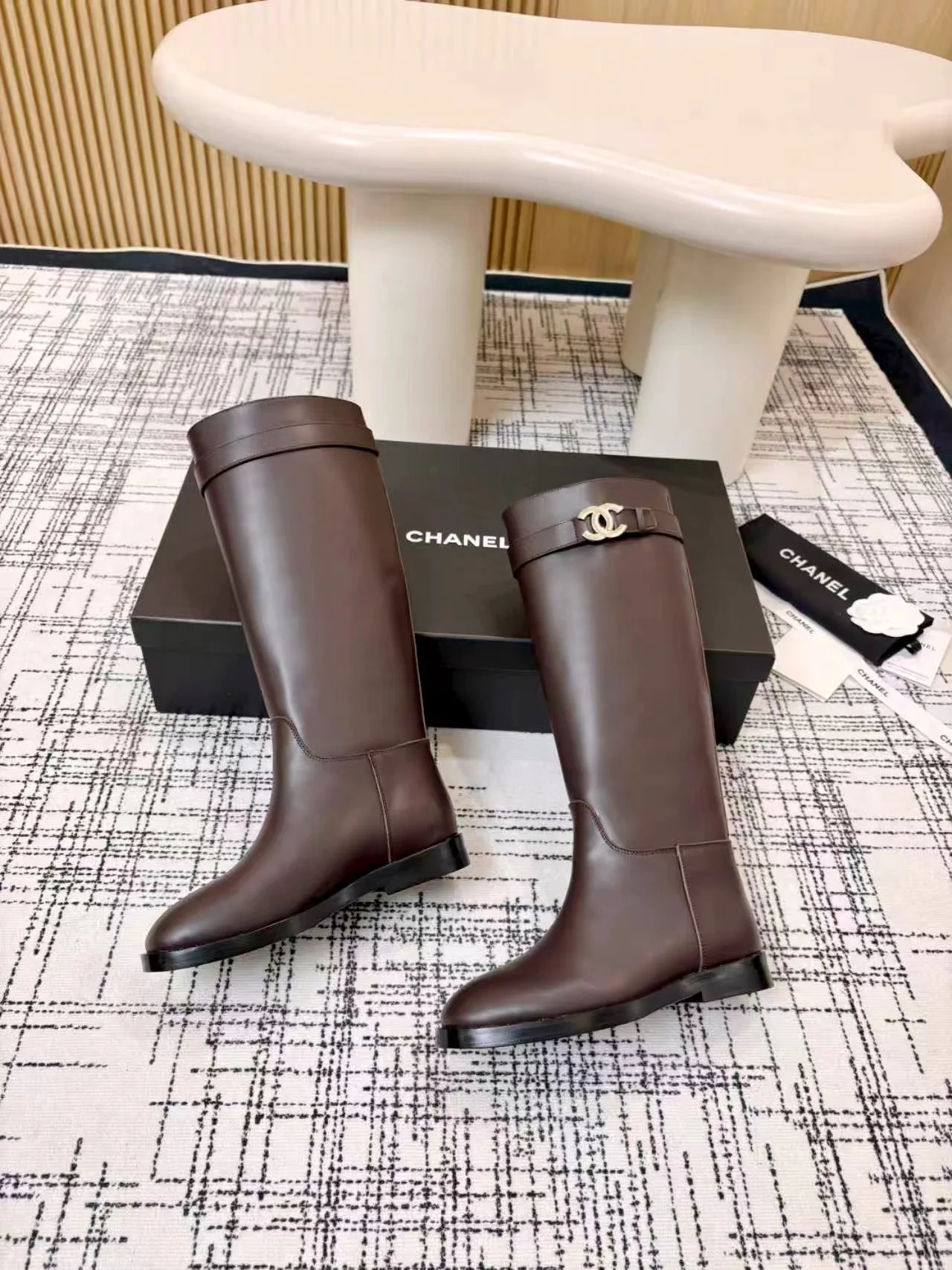 Сапоги Женские Chanel 18415478