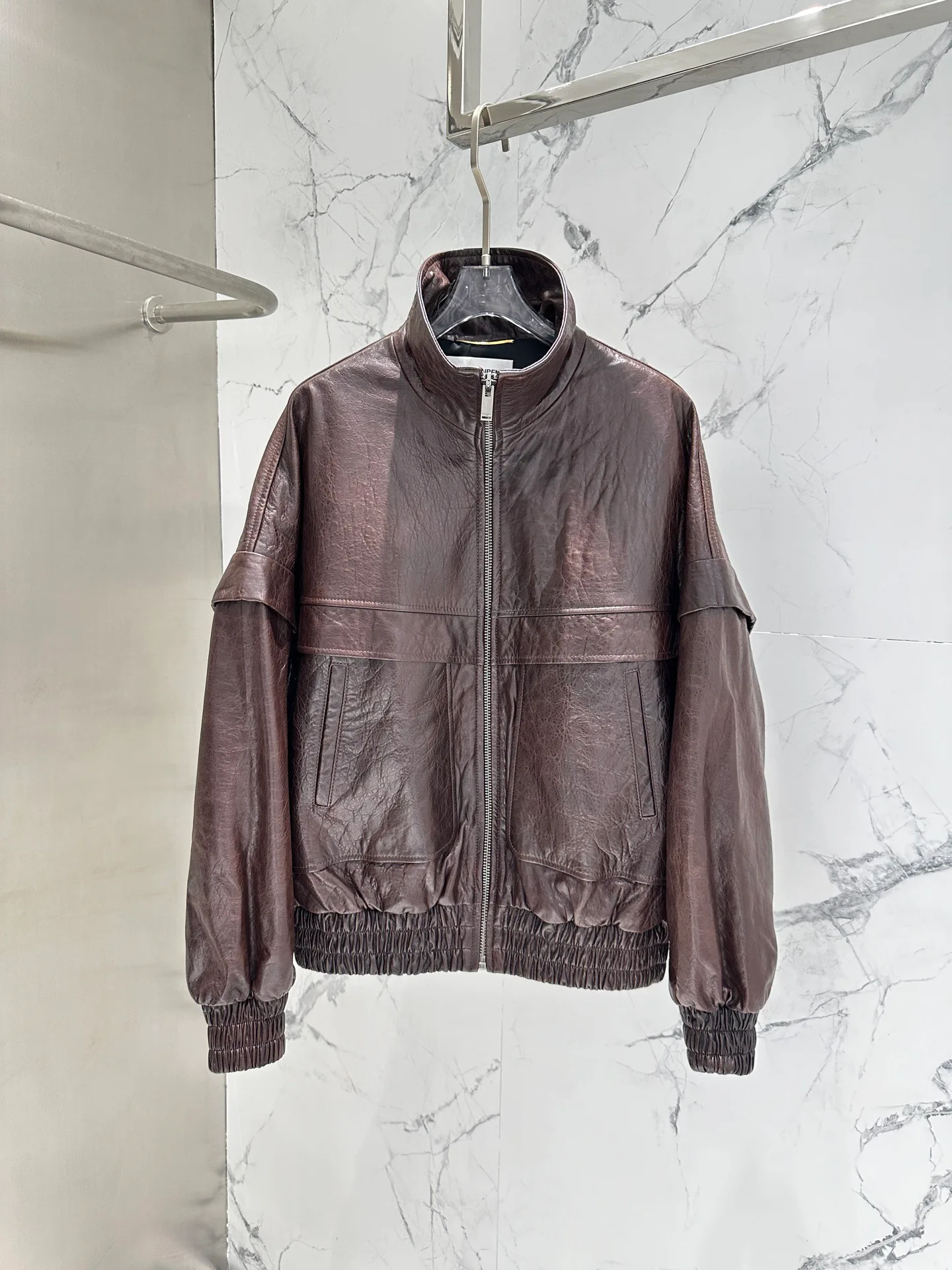 Кожаные Куртки И Дублёнки Женские Saint Laurent 11544759
