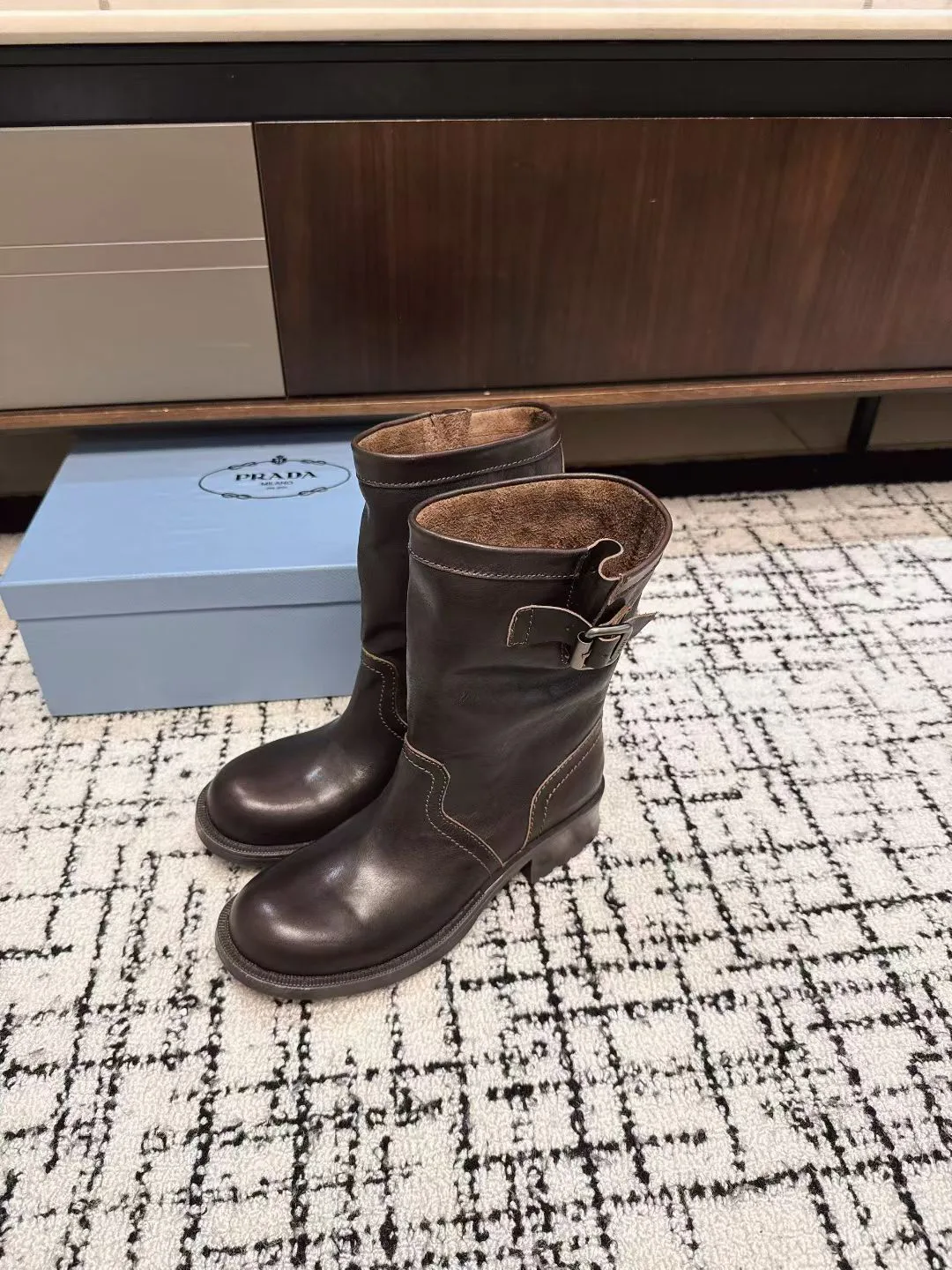 Ботинки Женские Prada 736074