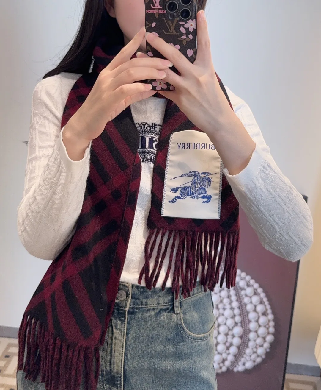 Шарфы Burberry 124001