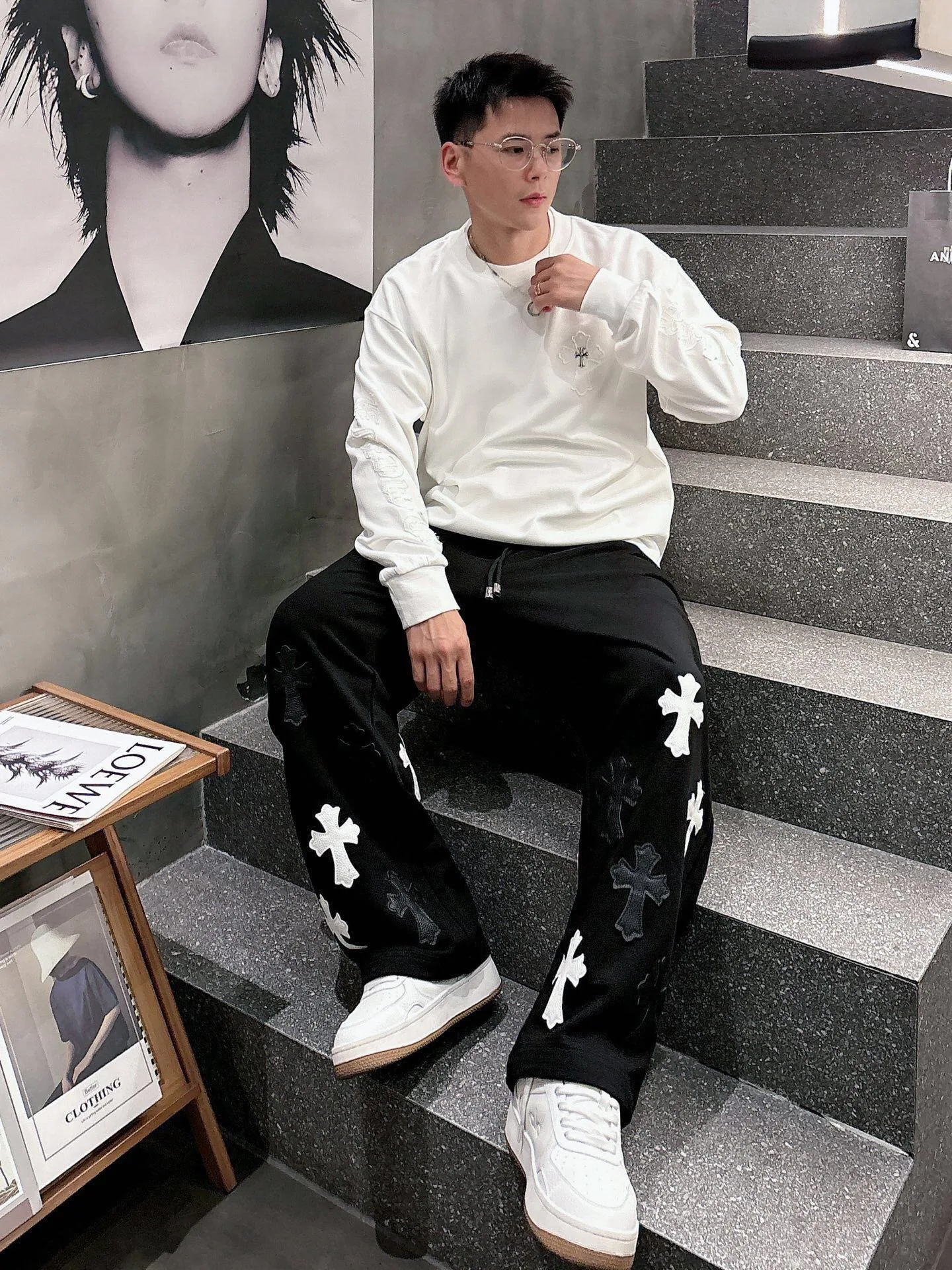 Брюки Мужские Chrome Hearts 281701