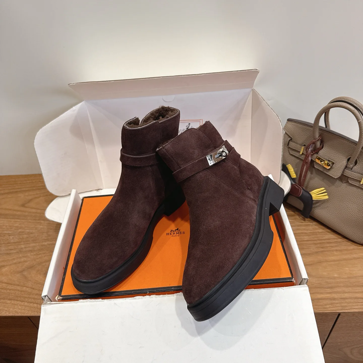 Ботинки Женские Hermes 873703