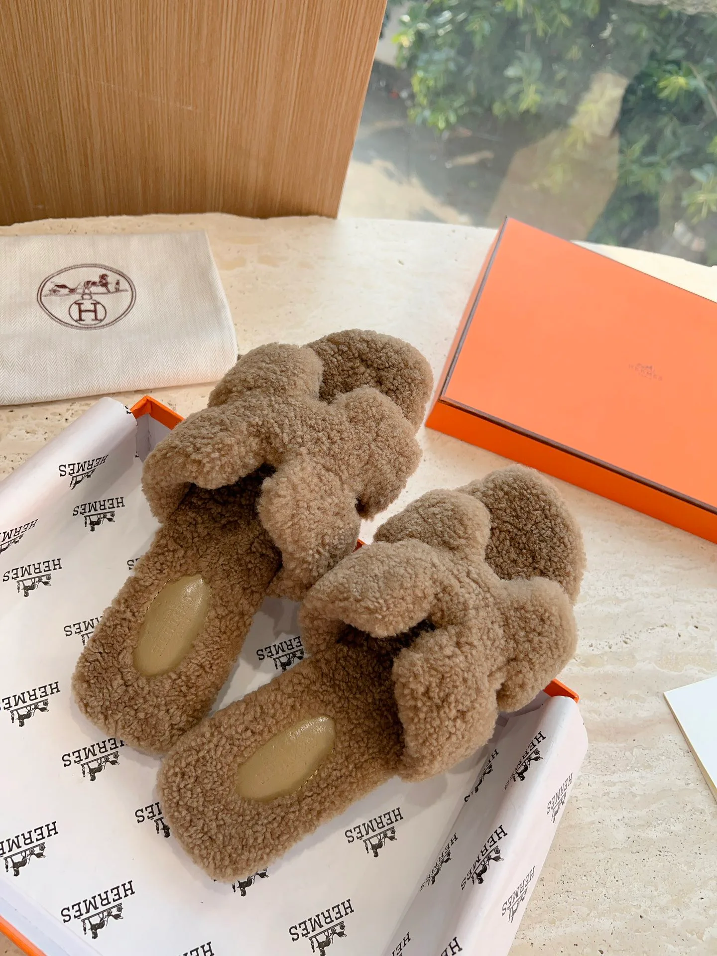 Тапочки Женские Hermes 18053286