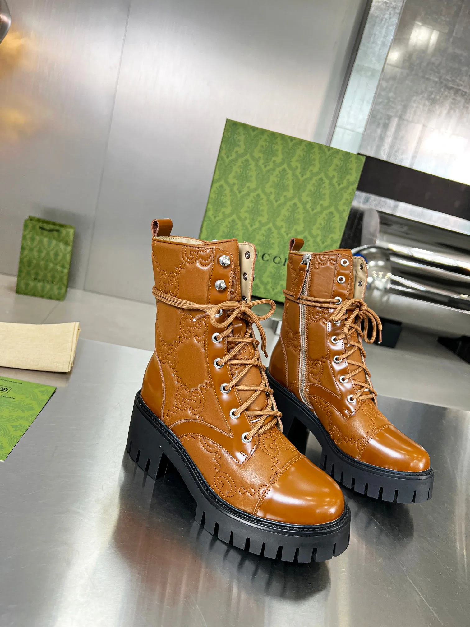 Ботинки Женские Gucci 19665804