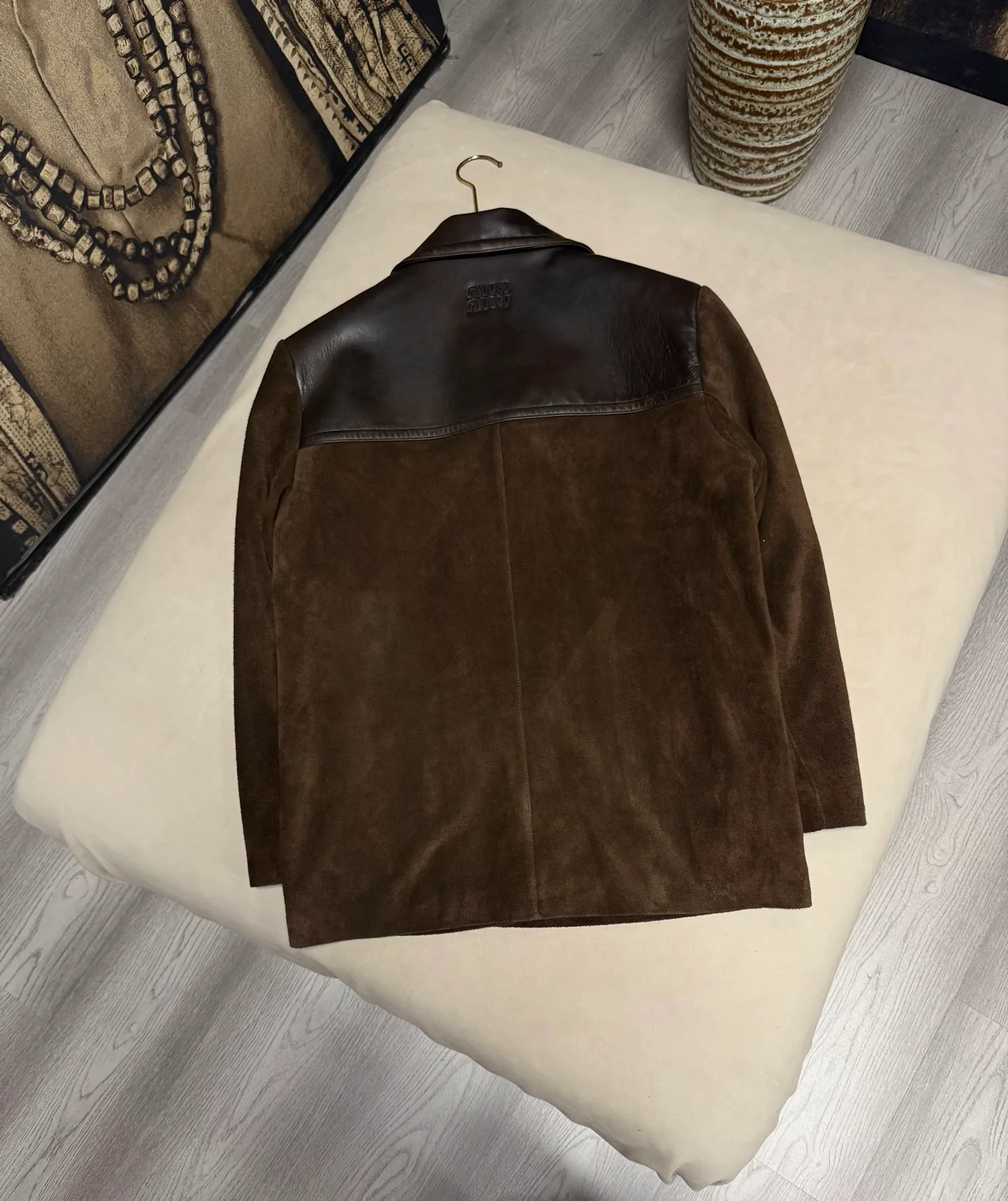Кожаные Куртки И Дублёнки Женские Miu Miu 18358904