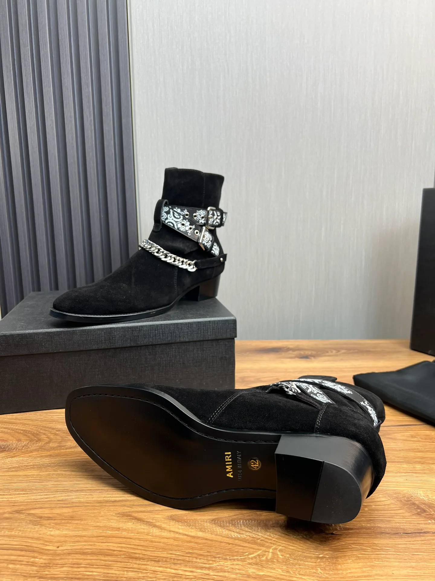 Ботинки Мужские Saint Laurent 1261435