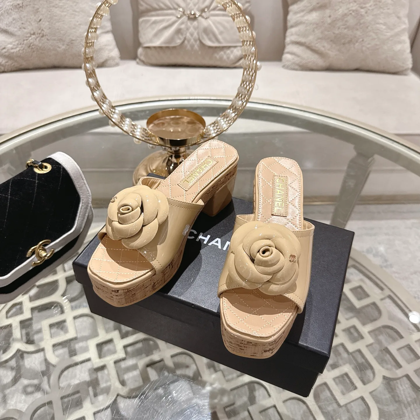 Босоножки Женские Chanel 1529122