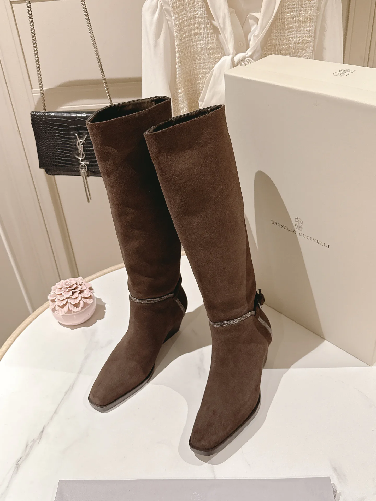 Сапоги Женские Brunello Cucinelli 18217280