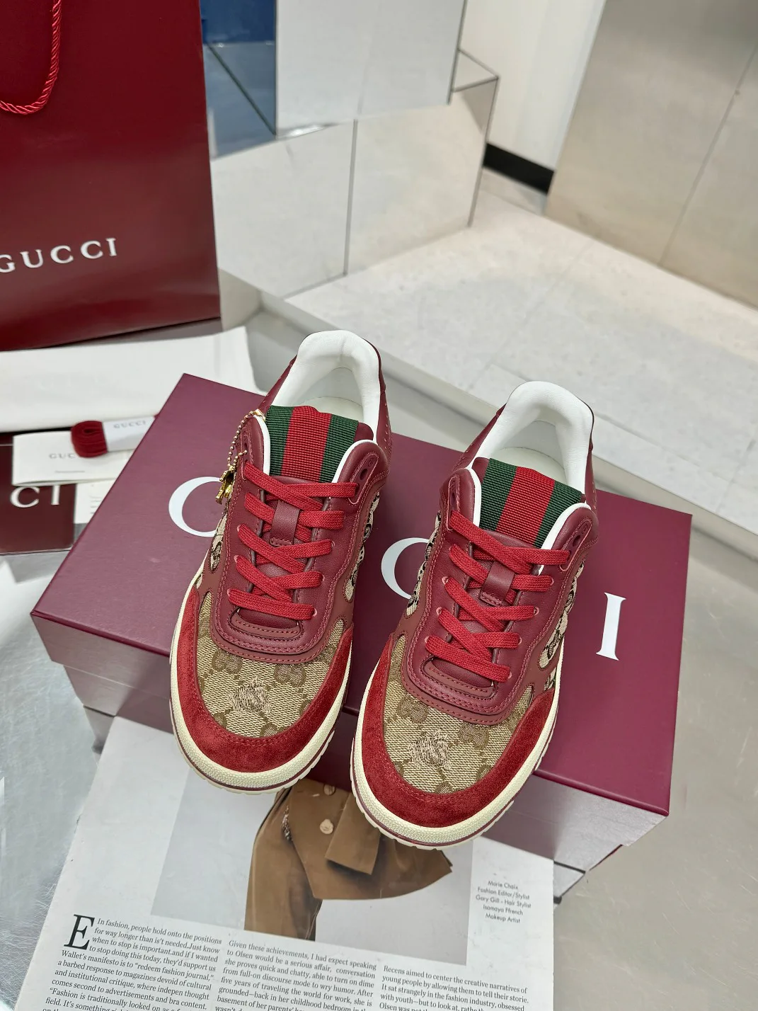 Кроссовки Женские Gucci 987531