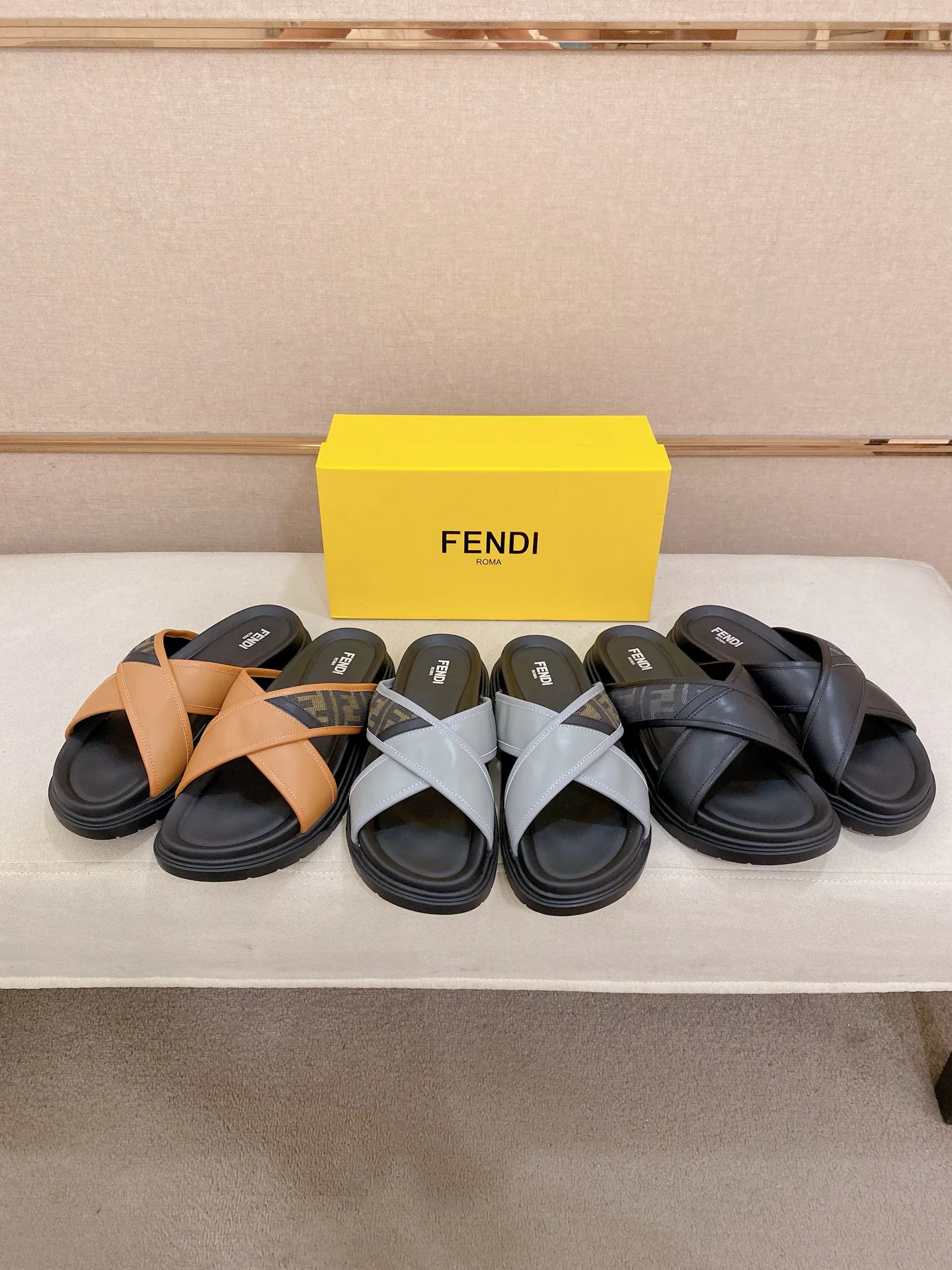 Шлепанцы Мужские Fendi 11776699