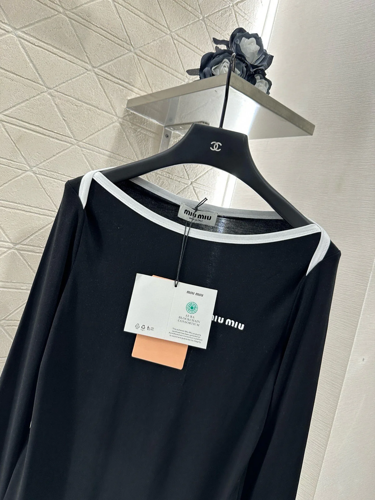 Лонгсливы Женские Miu Miu 4843387