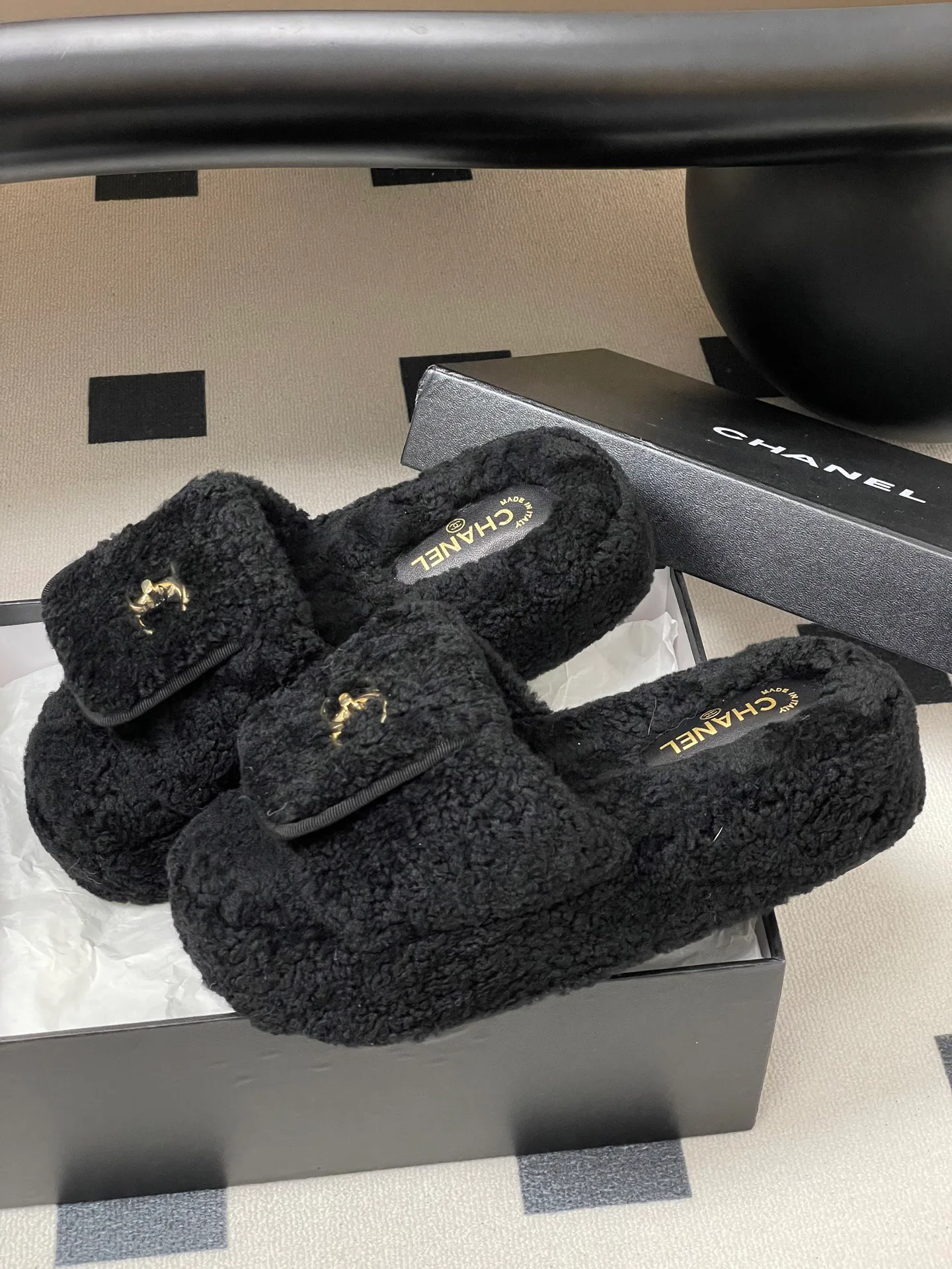 Тапочки Женские Chanel 83892