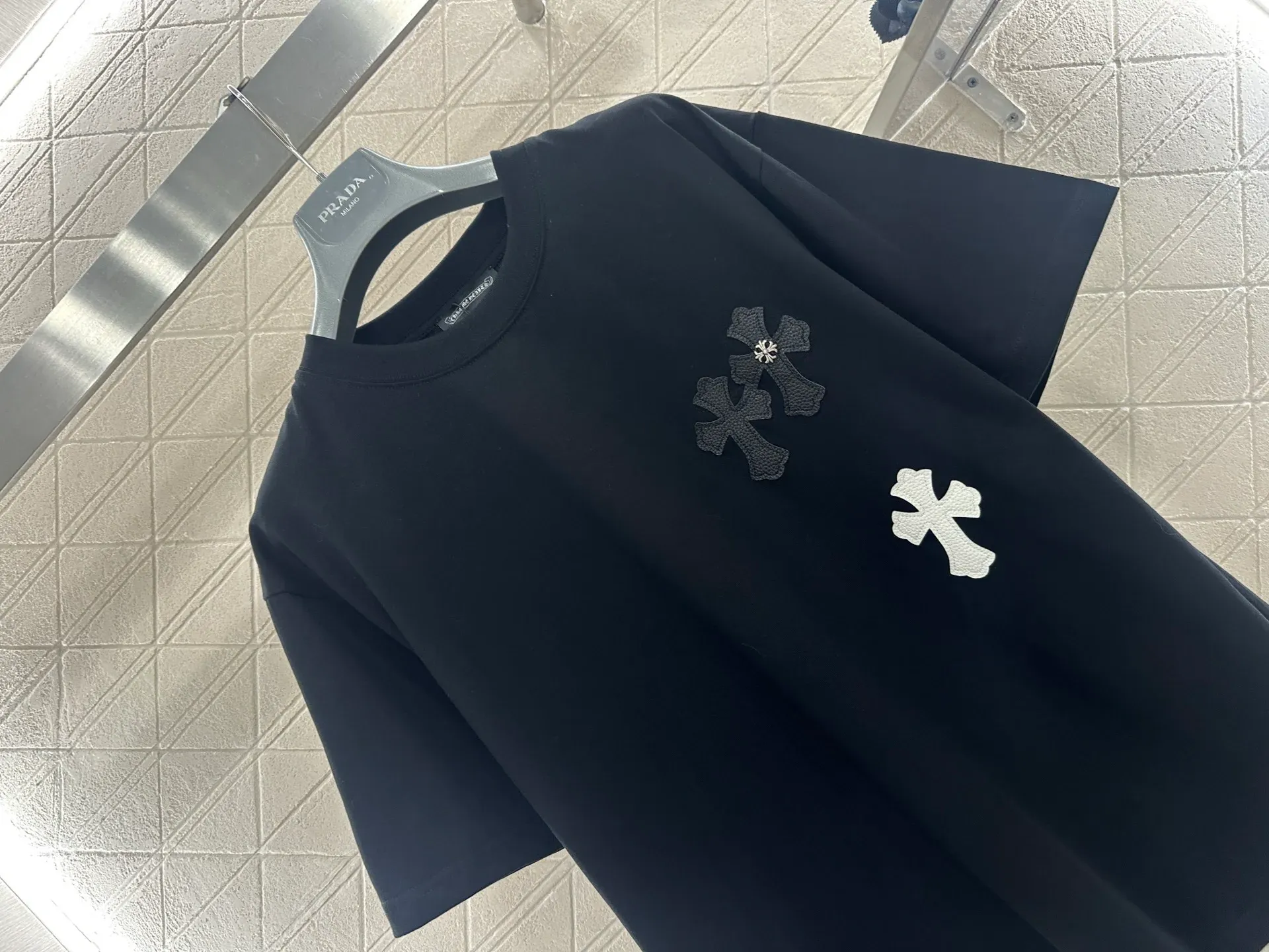 Футболки Женские Chrome Hearts 1806457