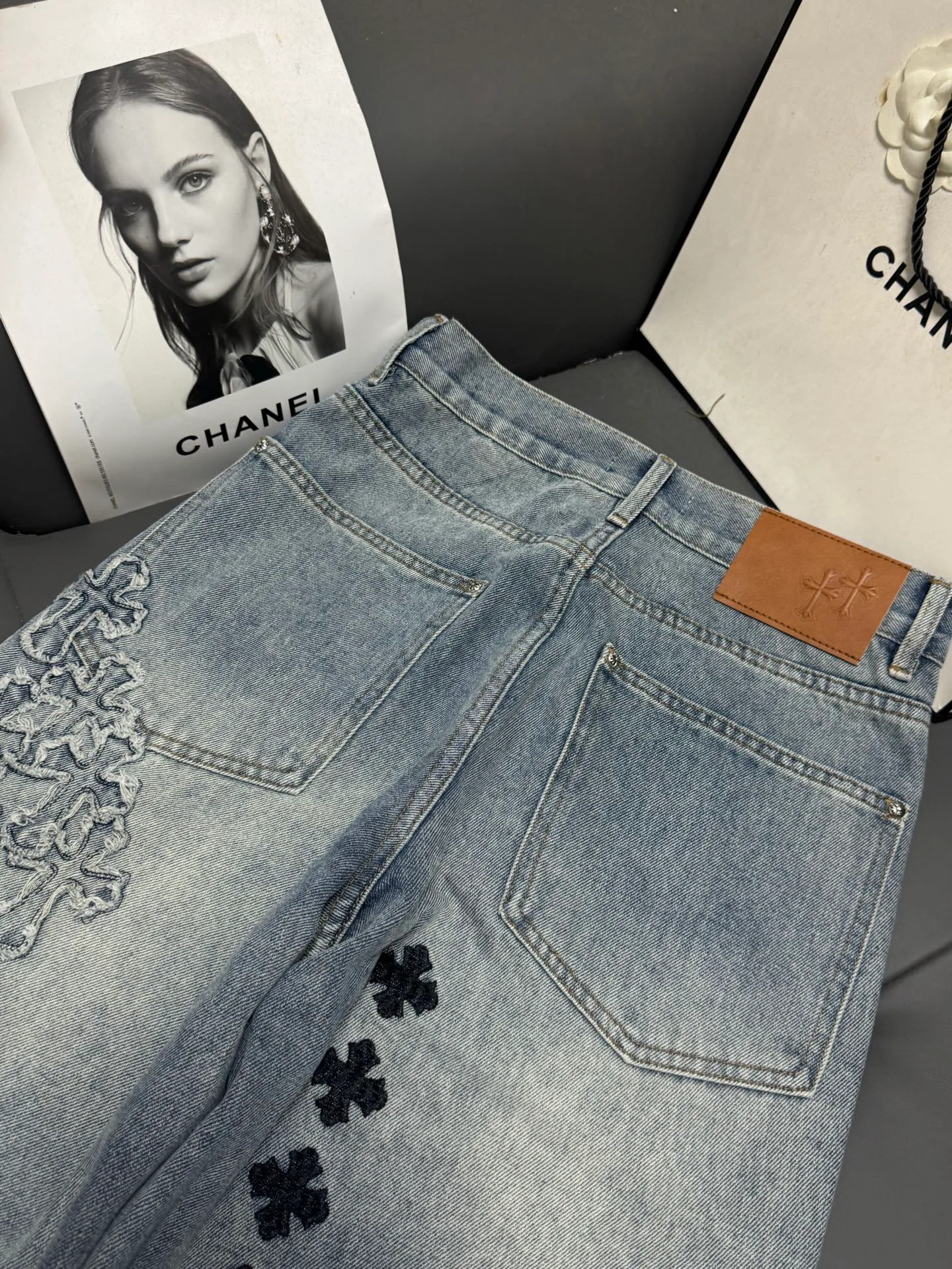 Брюки Женские Chrome Hearts 13554191