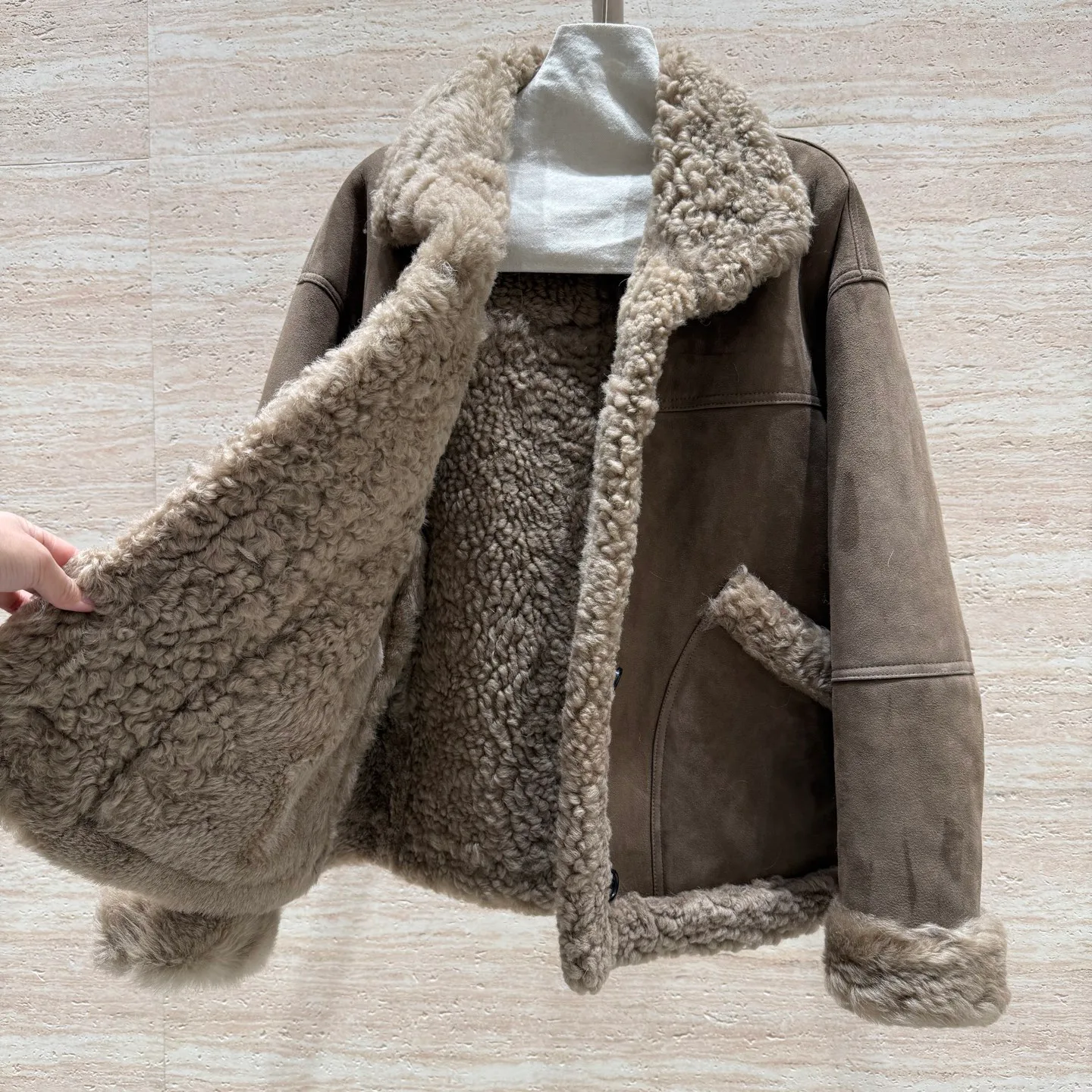 Кожаные Куртки И Дублёнки Женские Loewe 1524946