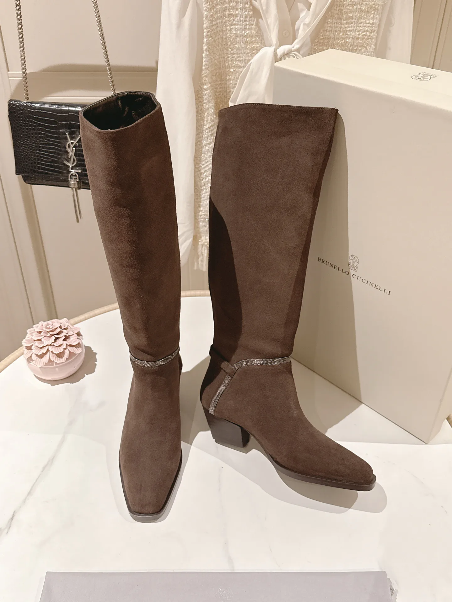 Сапоги Женские Brunello Cucinelli 18217280
