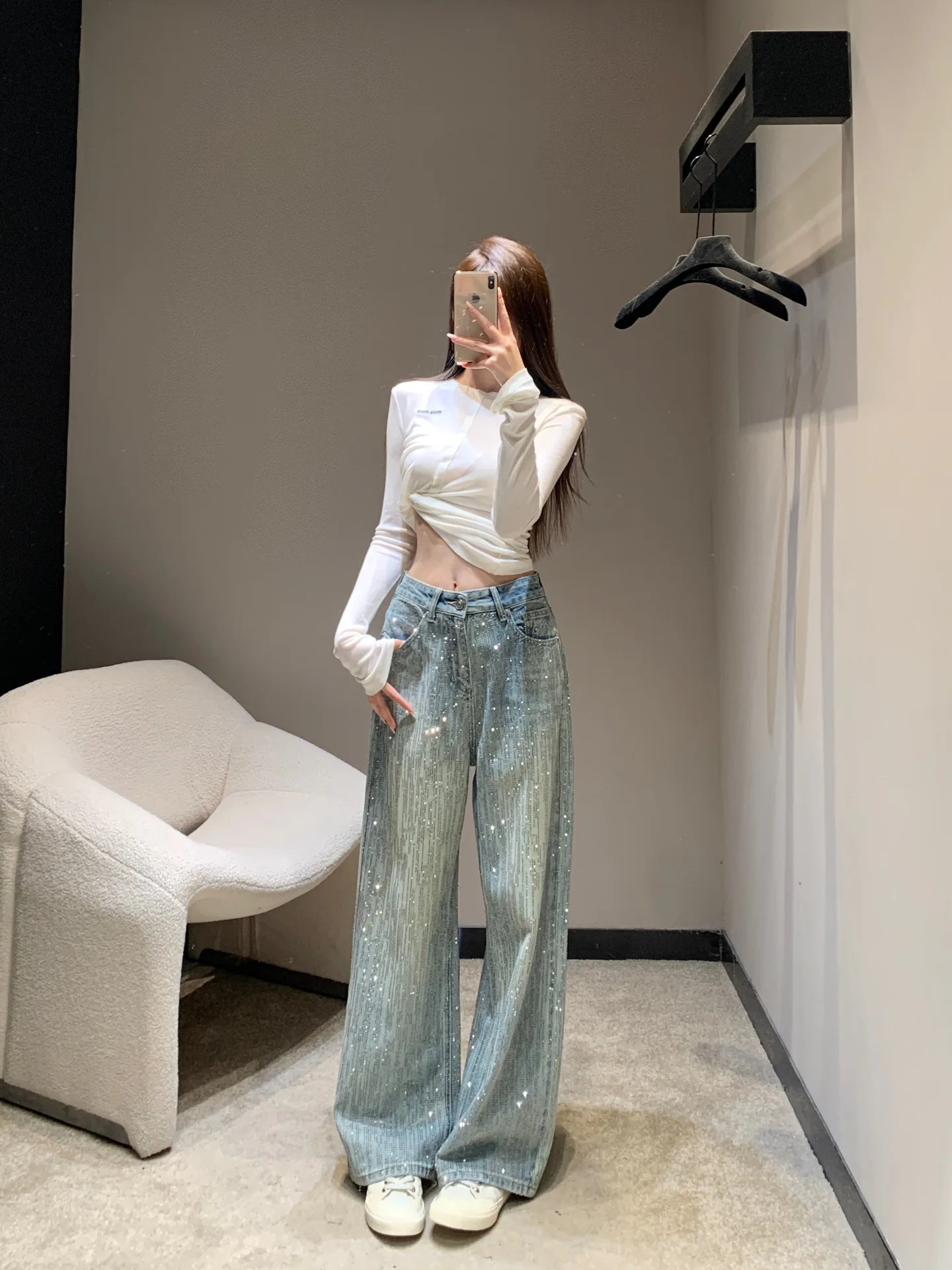 Джинсы Женские Balenciaga 6125365