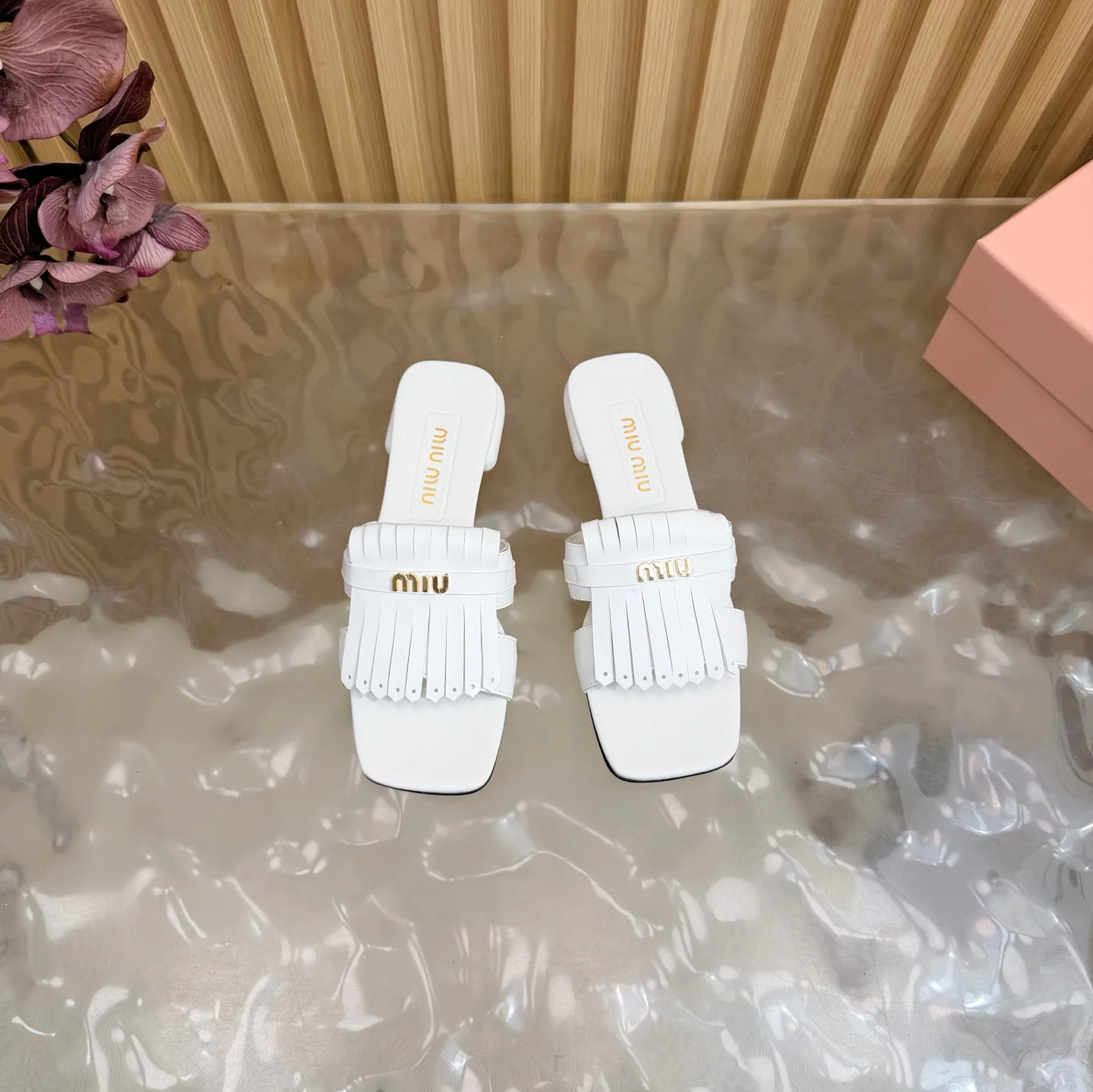 Шлепанцы Женские Miu Miu 9597375
