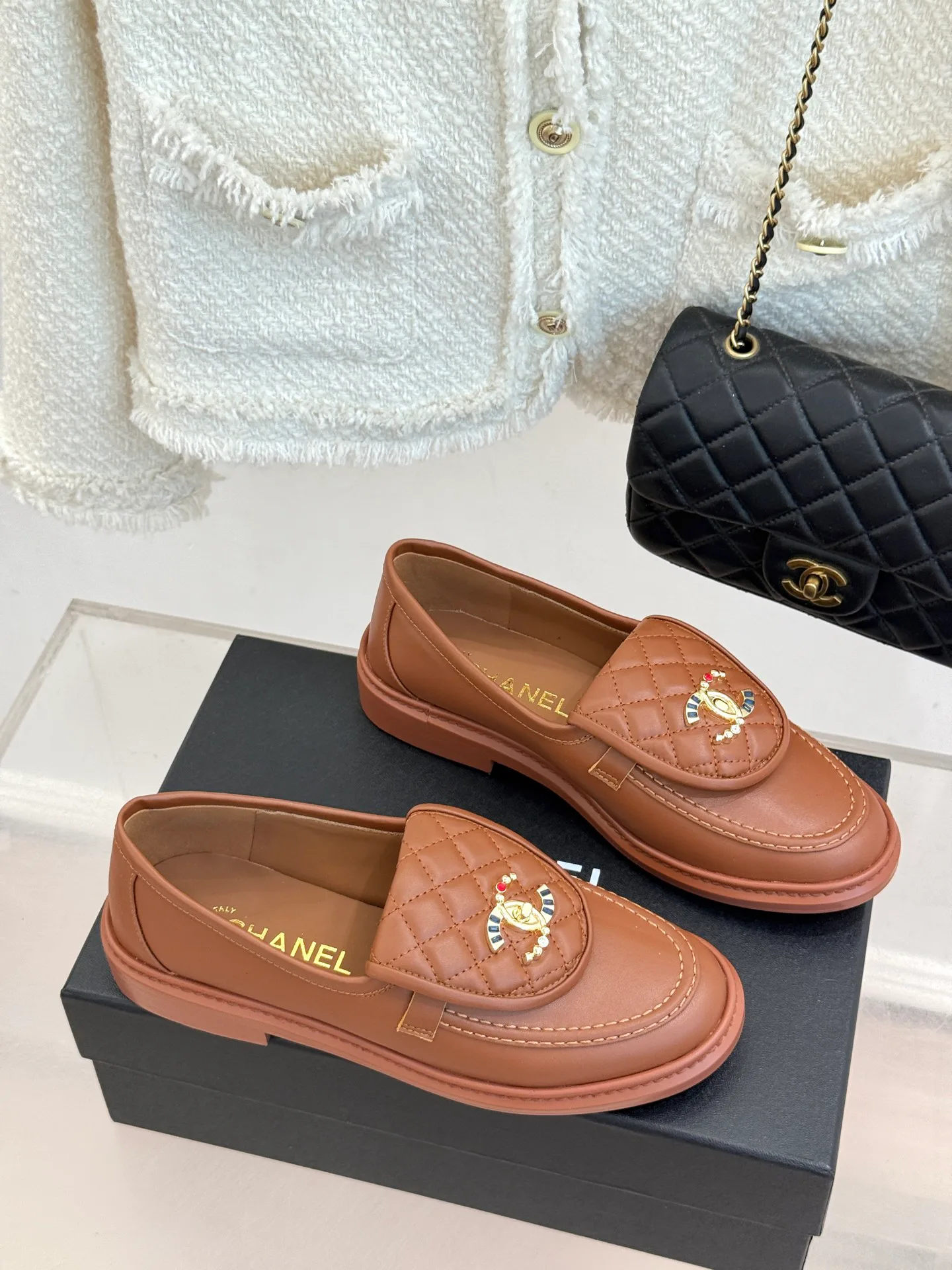 Лоферы И Мокасины Женские Chanel 17336058