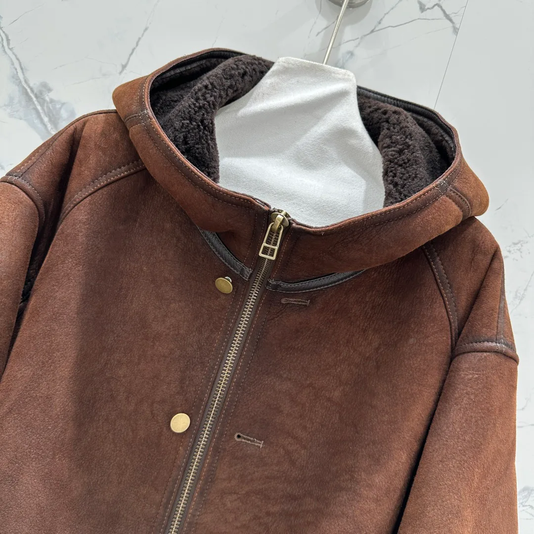 Кожаные Куртки И Дублёнки Мужские Brunello Cucinelli 558921