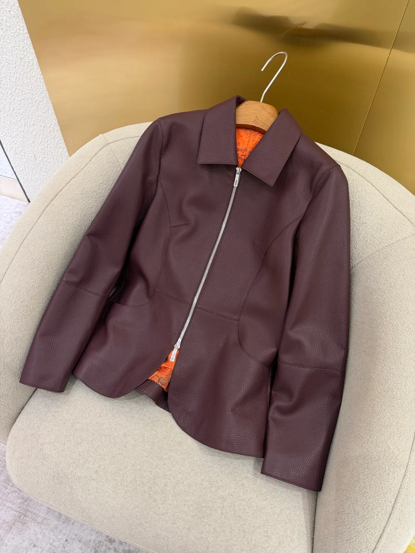Кожаные Куртки И Дублёнки Женские Hermes 17959244