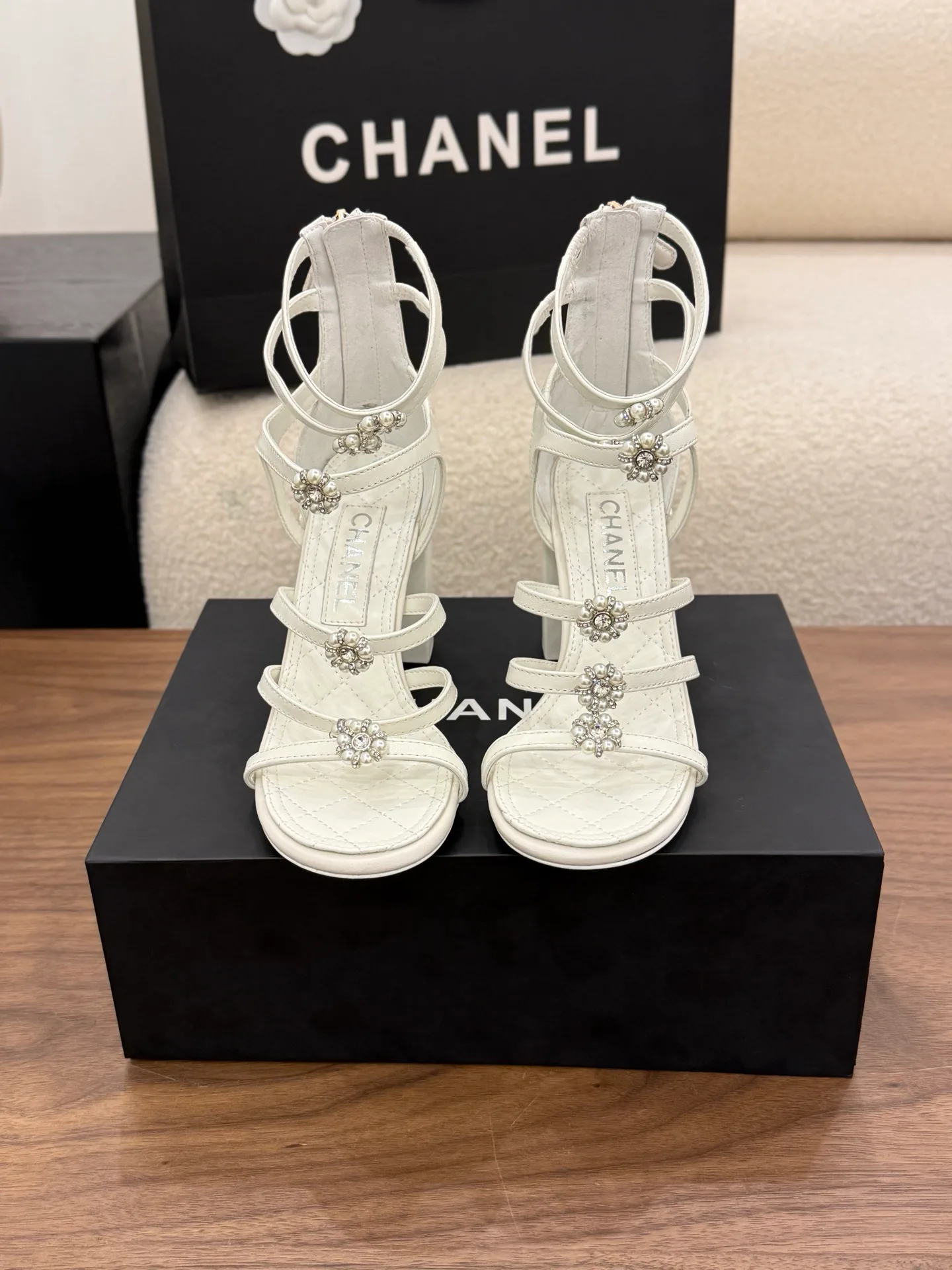 Босоножки Женские Chanel 11676249