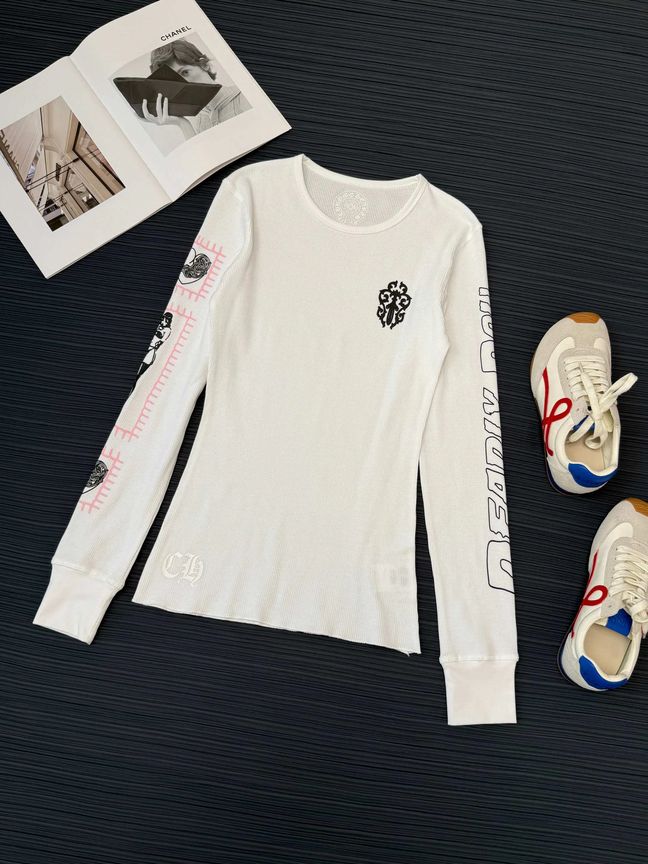 Лонгсливы Женские Chrome Hearts 13425713