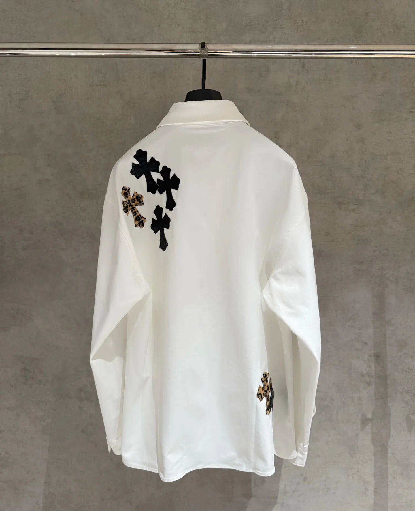 Кожаные Куртки И Дублёнки Мужские Chrome Hearts 11264953