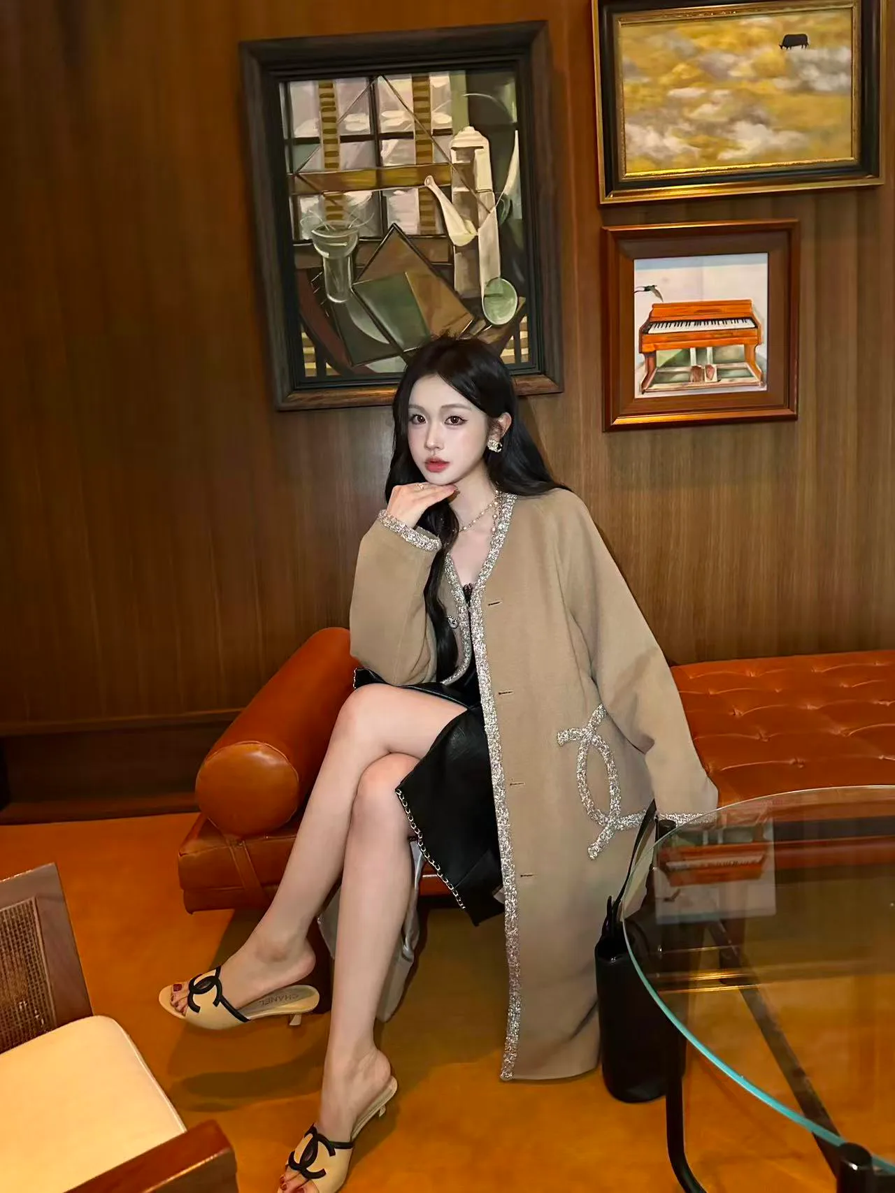 Пальто Женские Chanel 19579809