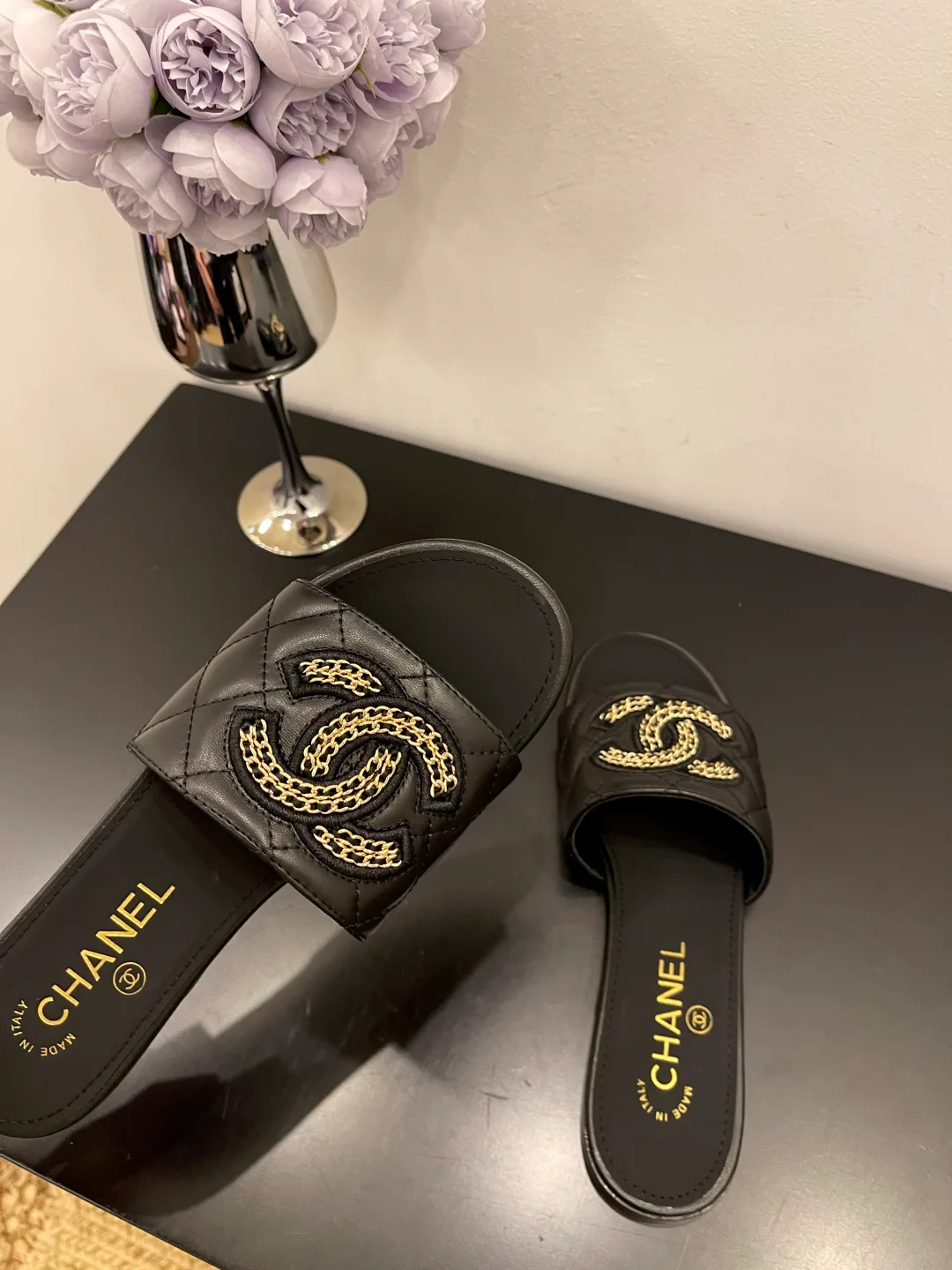 Шлепанцы Женские Chanel 89936