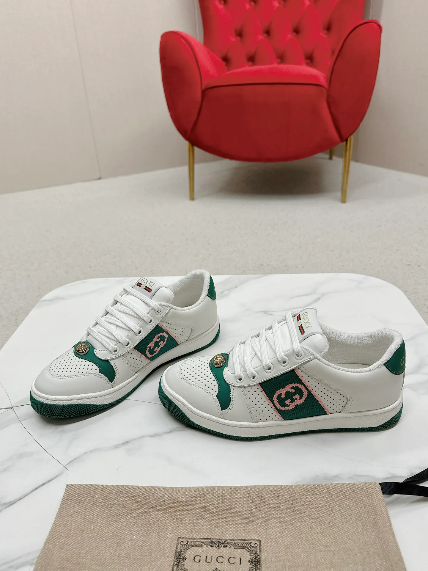 Кеды Женские Gucci 4784237