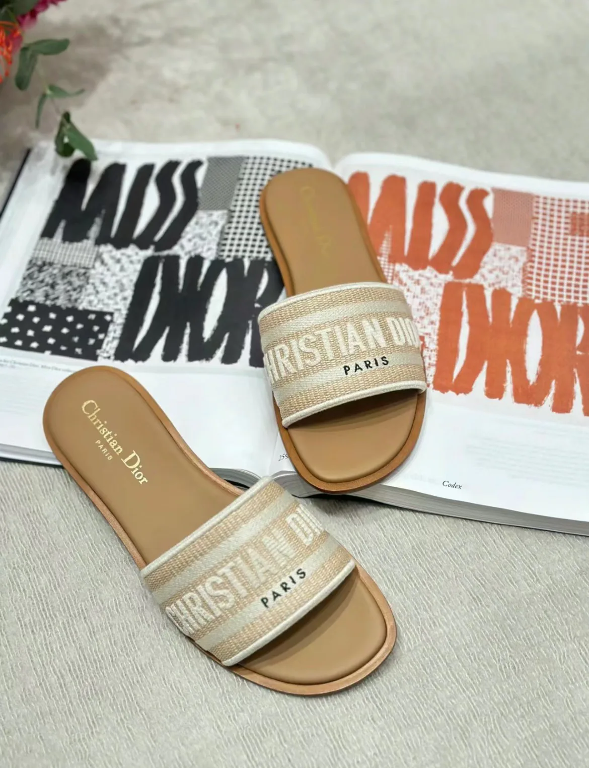 Шлепанцы Женские Christian Dior 22613