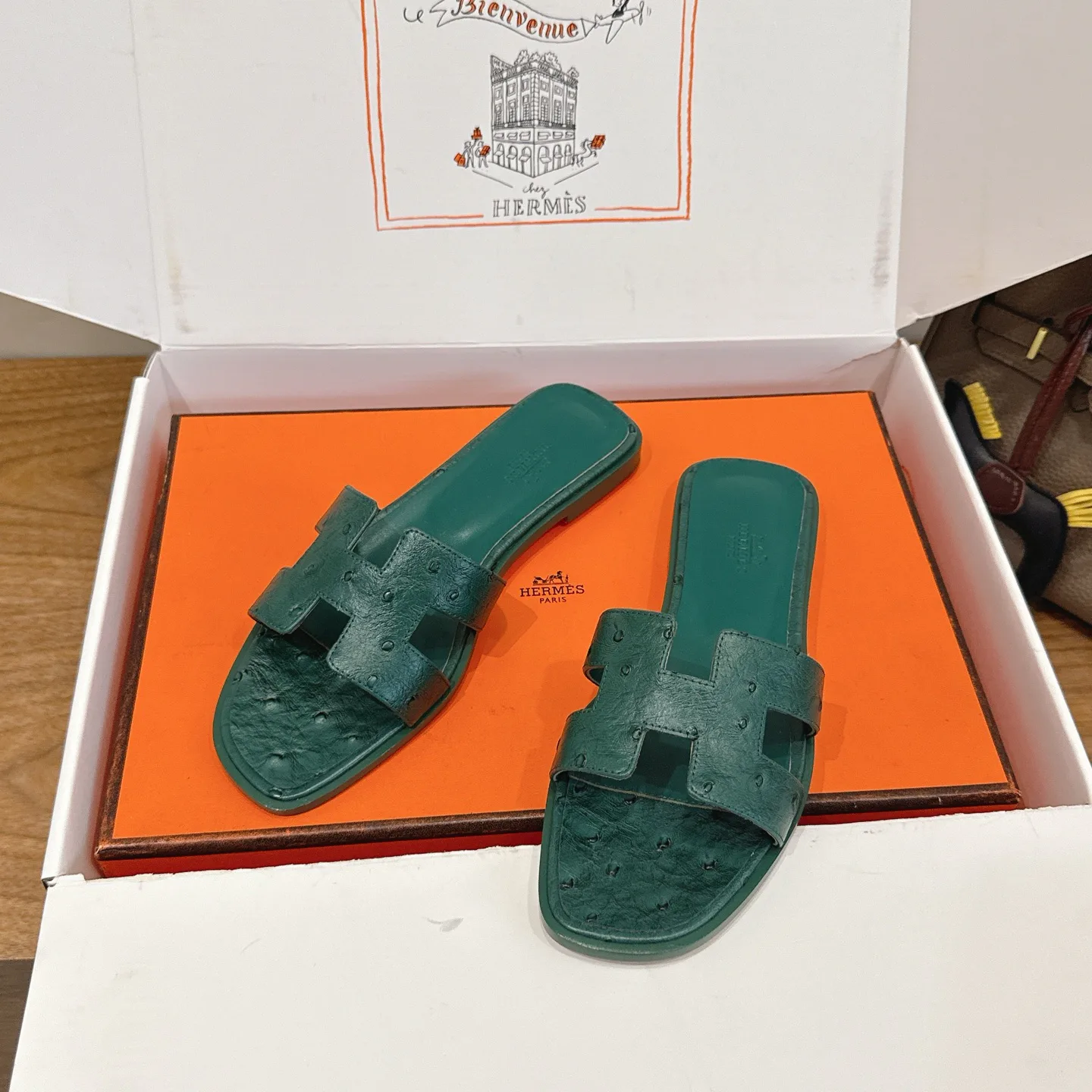 Шлепанцы Женские Hermes 10813793