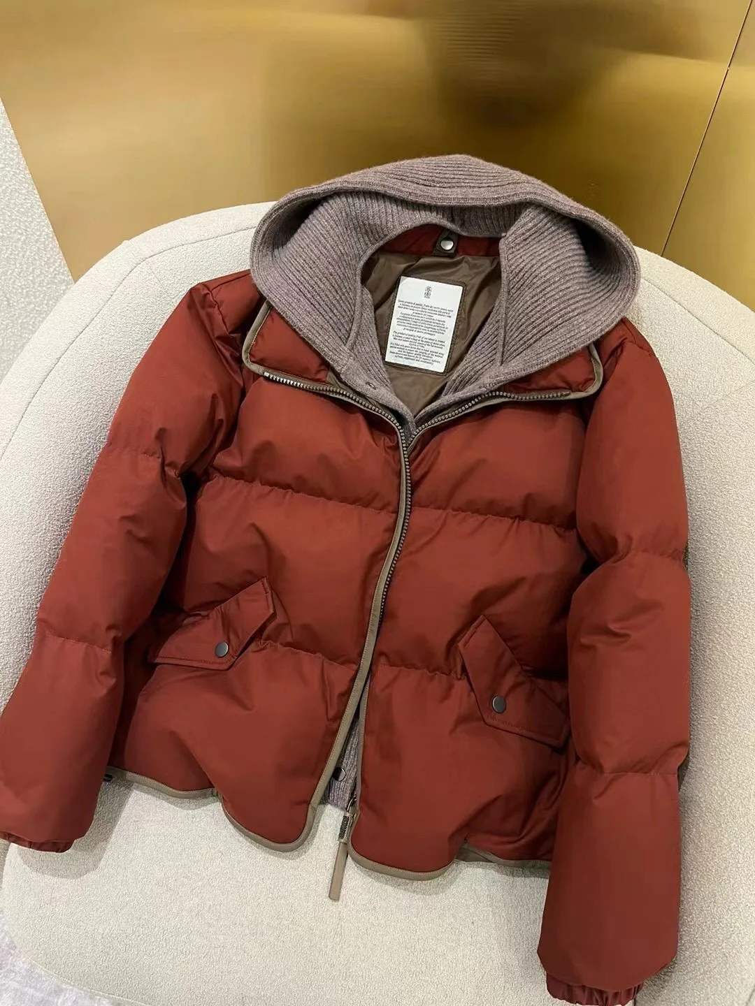 Куртки И Пуховики Женские Brunello Cucinelli 142639