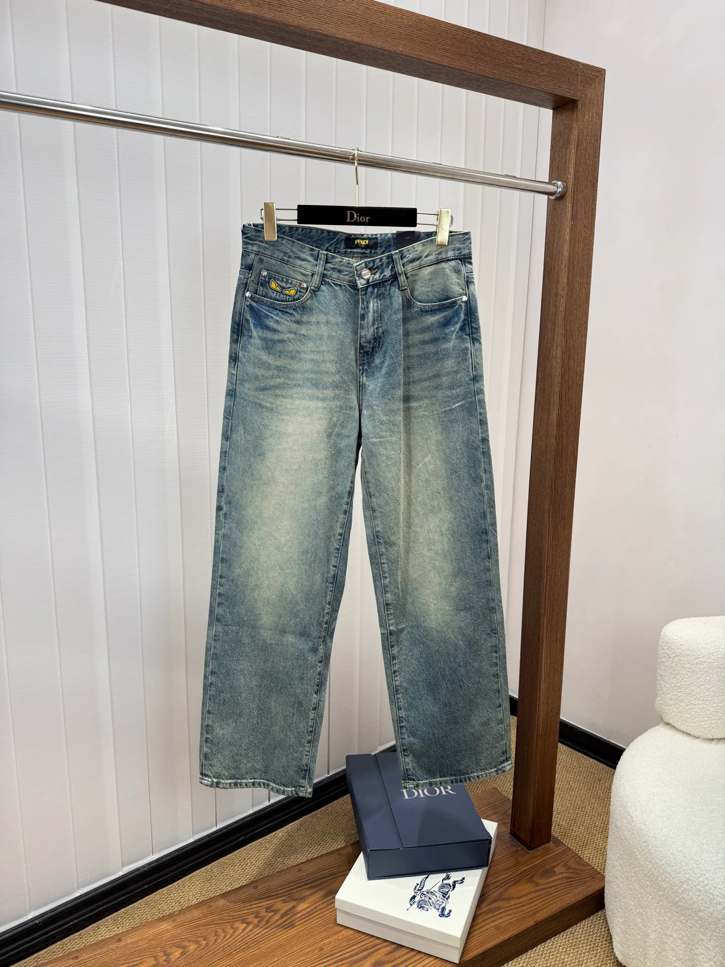 Джинсы Мужские Fendi 18029754