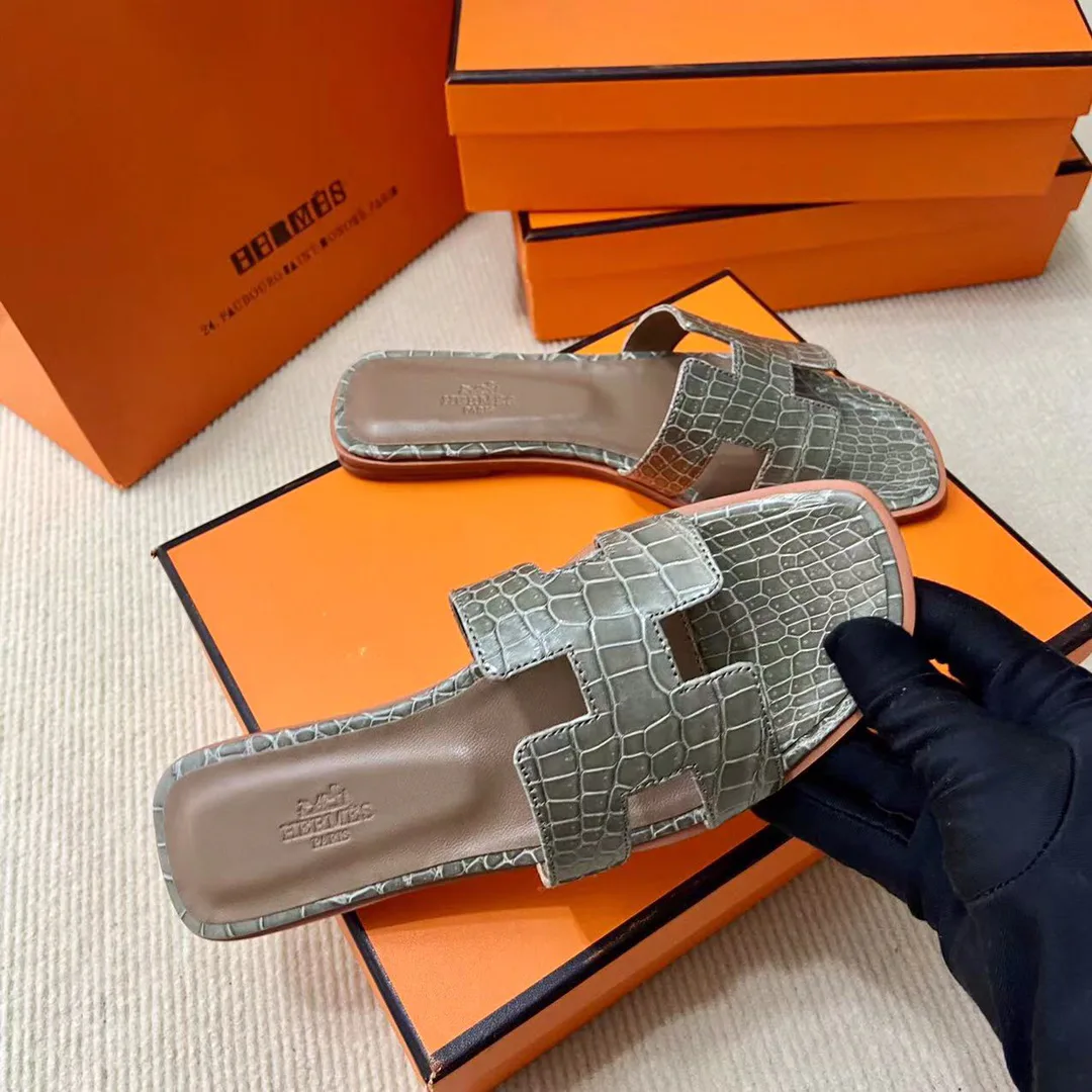 Шлепанцы Женские Hermes 4340481