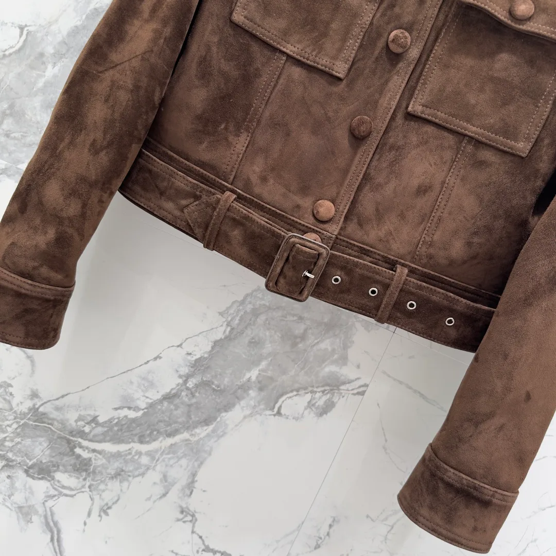 Кожаные Куртки И Дублёнки Женские Saint Laurent 18090059
