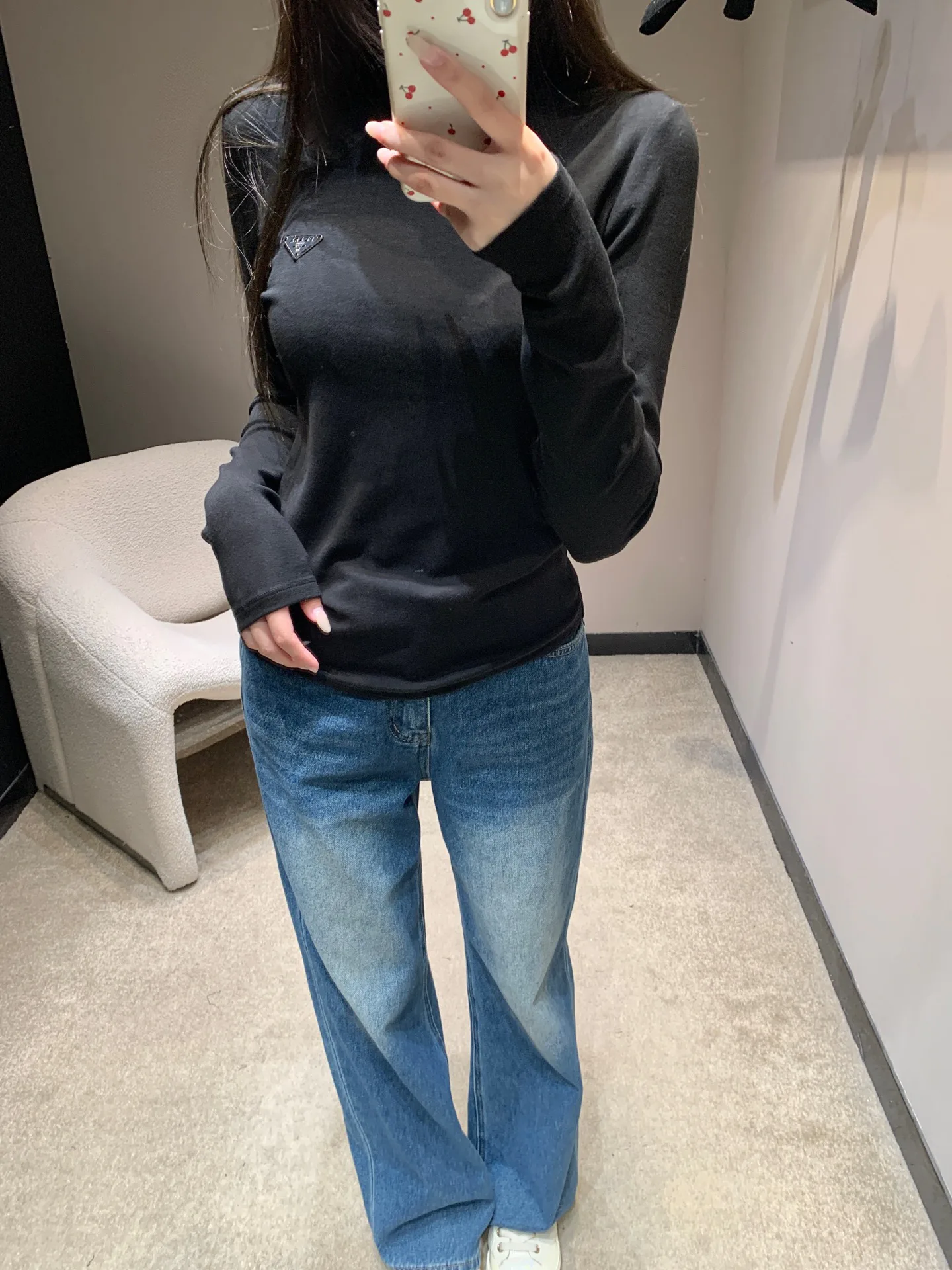 Лонгсливы Женские Prada 1144819