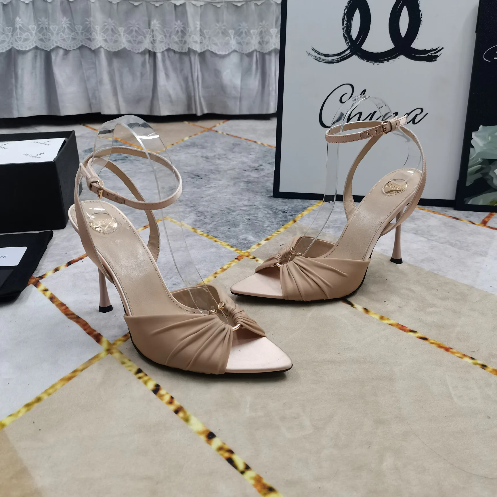 Босоножки Женские Saint Laurent 29064