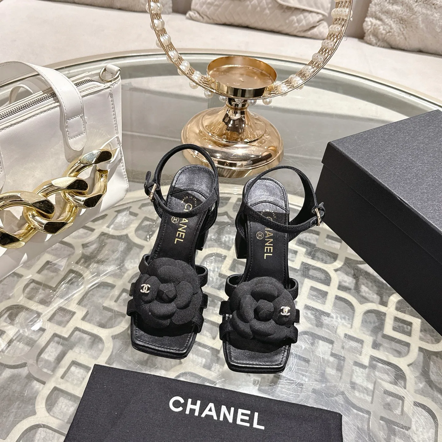 Босоножки Женские Chanel 12714888