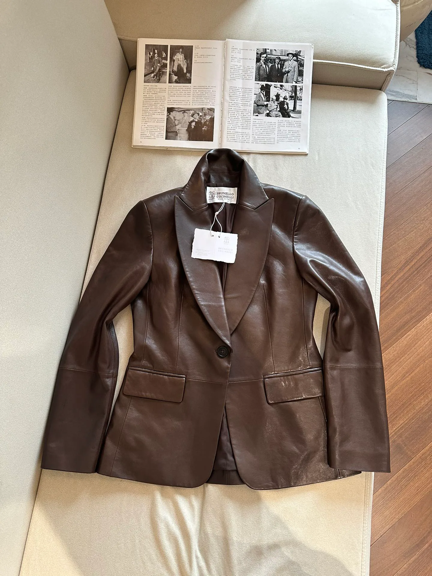 Кожаные Куртки И Дублёнки Женские Brunello Cucinelli 2657374