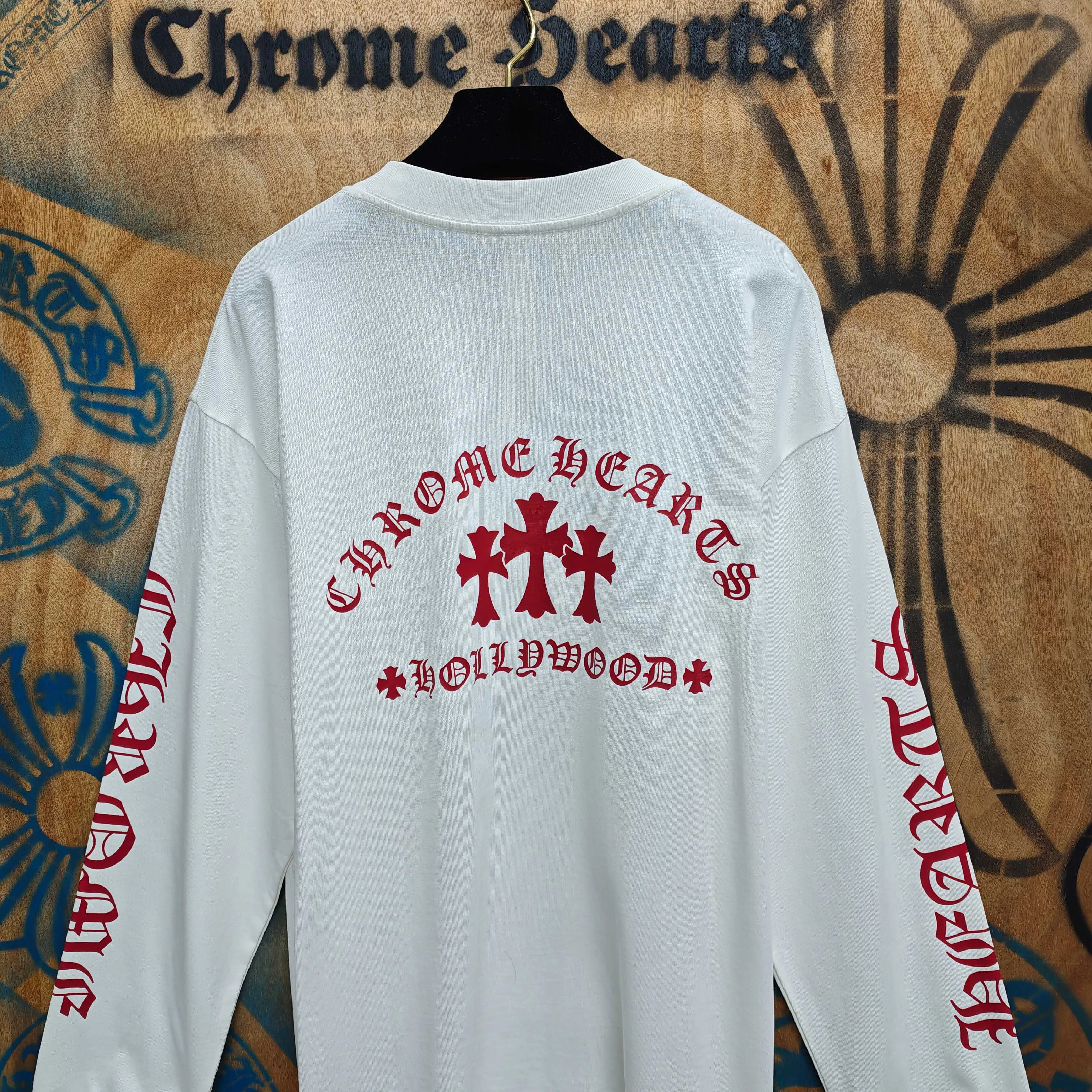Лонгсливы Мужские Chrome Hearts 11808759