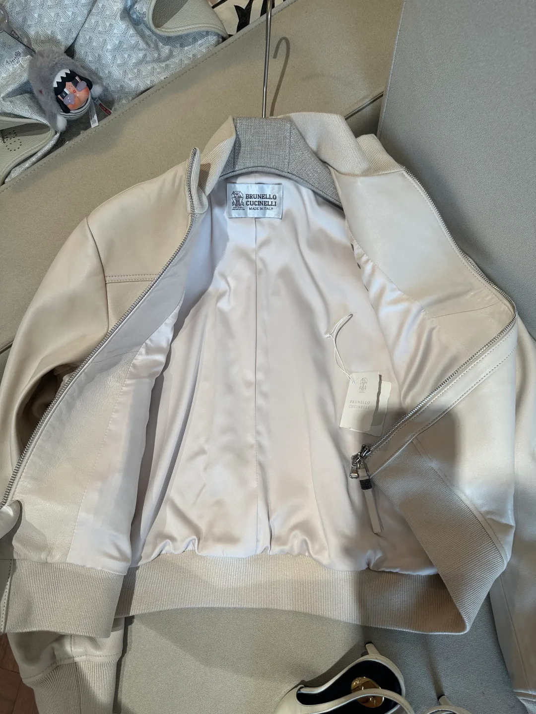 Кожаные Куртки И Дублёнки Женские Brunello Cucinelli 17275150